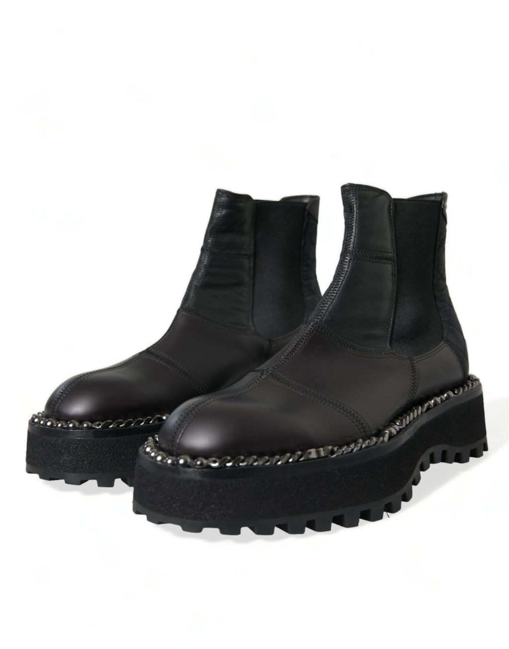 Dolce & Gabbana Black Chelsea Boots for Men detail view