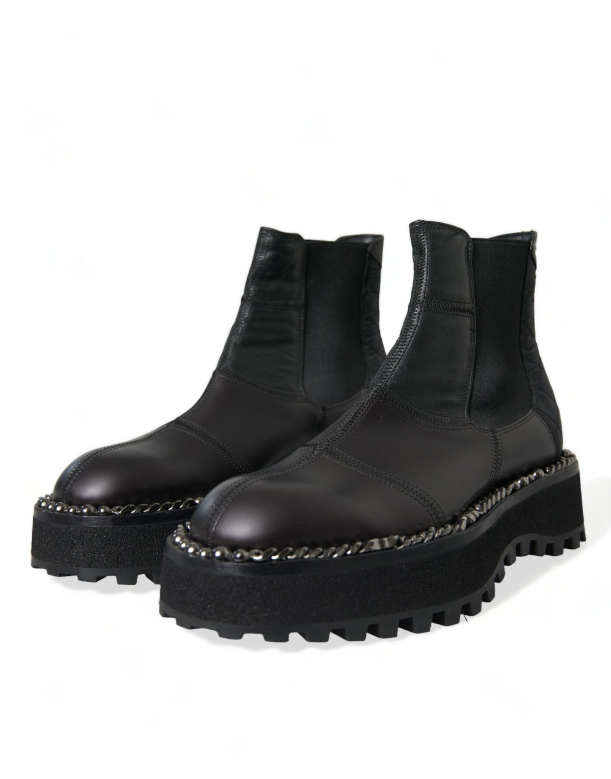 Dolce & Gabbana Black Chelsea Boots for Men detail view