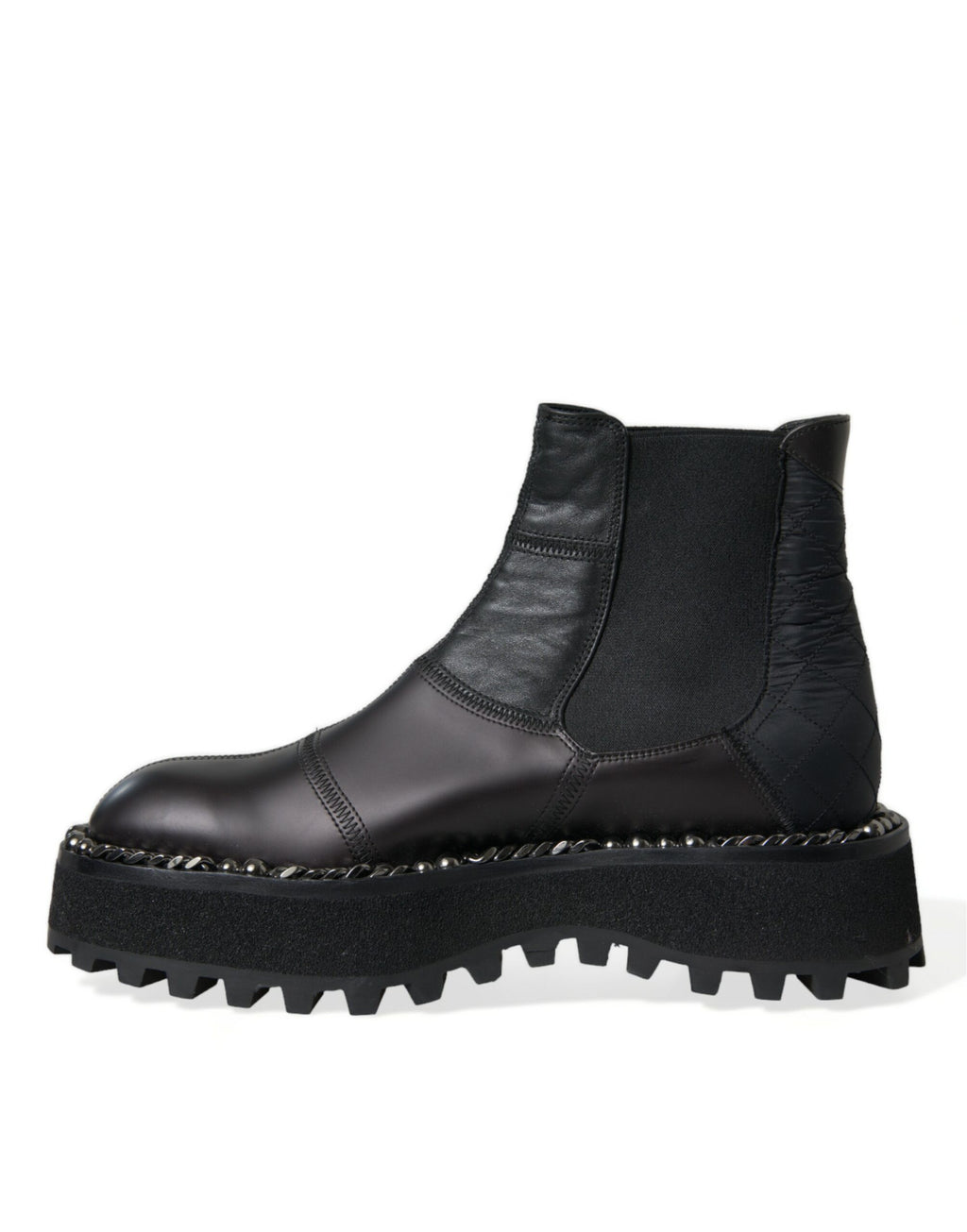 Dolce & Gabbana Black Chelsea Boots for Men additional view