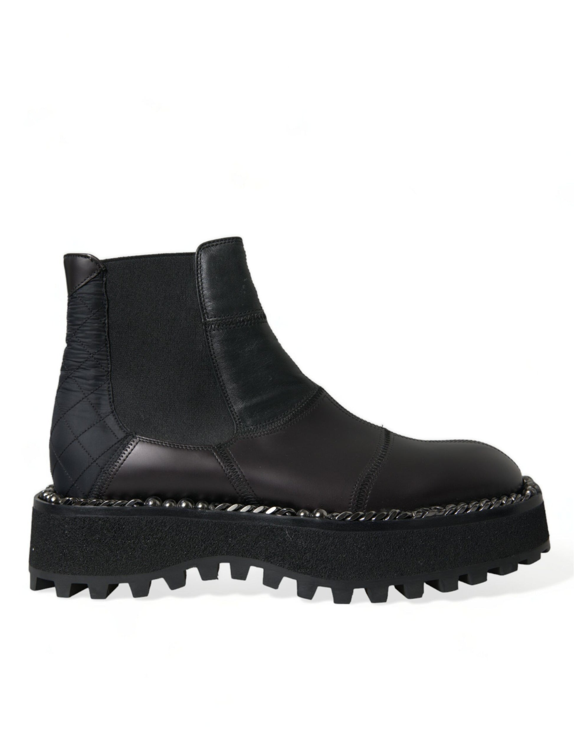 Dolce & Gabbana Black Chelsea Boots for Men