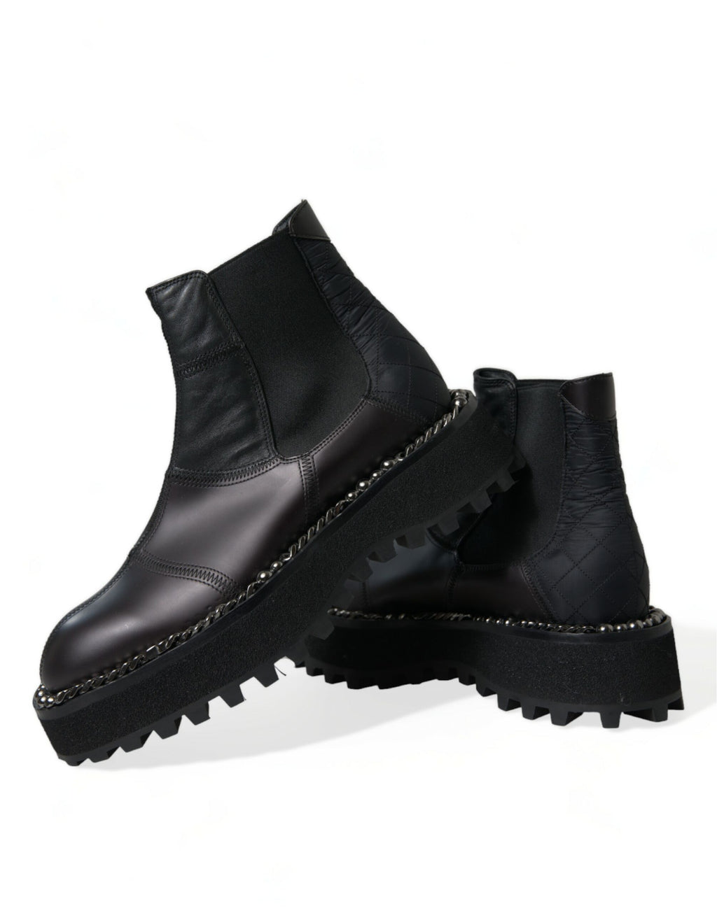 Dolce & Gabbana Black Chelsea Boots for Men additional view