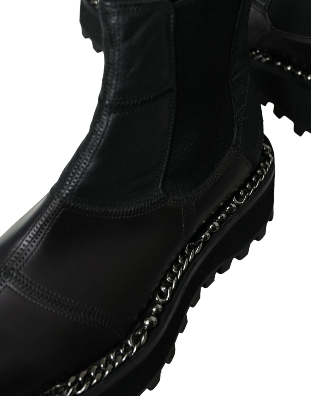 Dolce & Gabbana Black Chelsea Boots for Men additional view