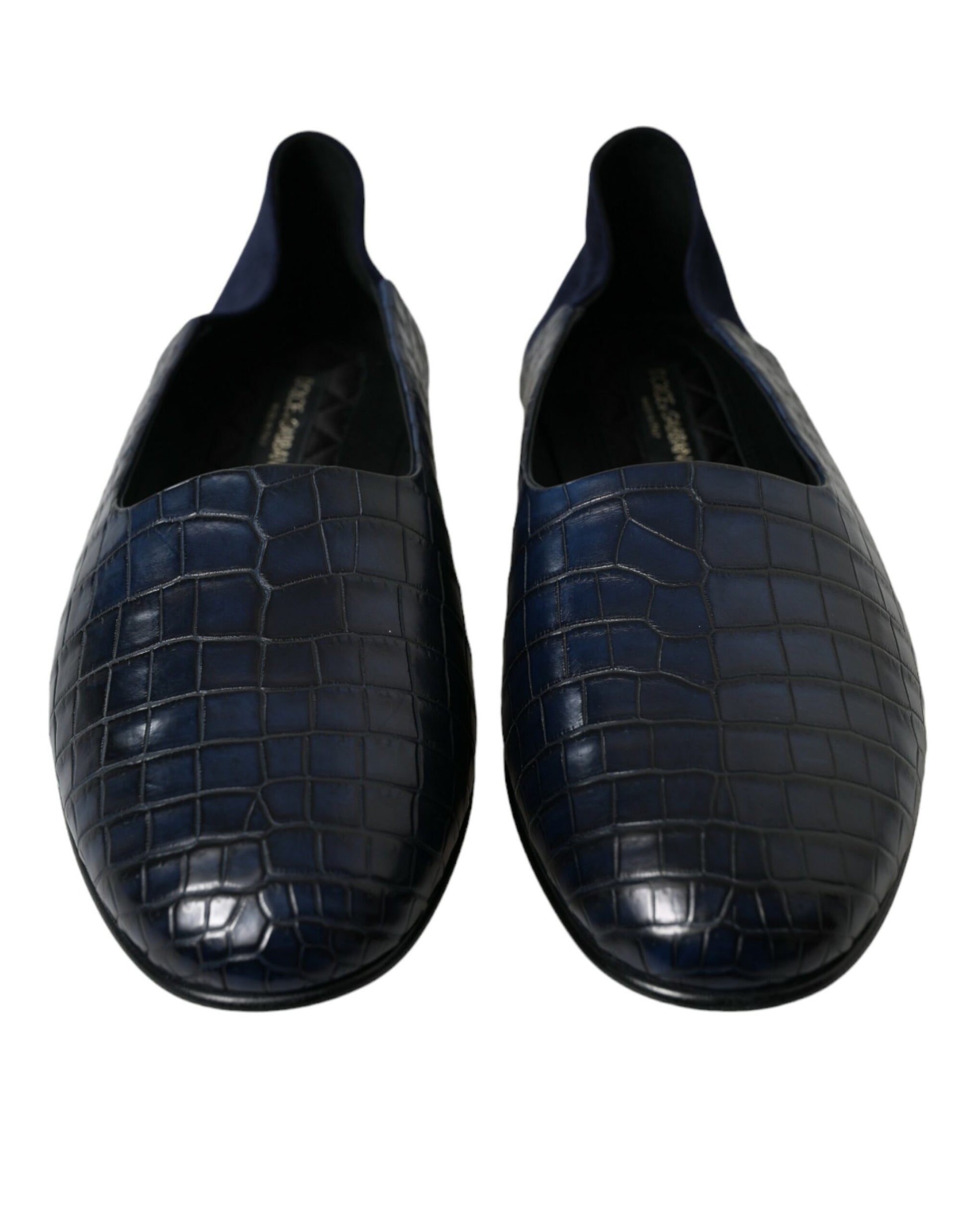 Dolce & Gabbana Blue Slip On Loafers for Men alternate view