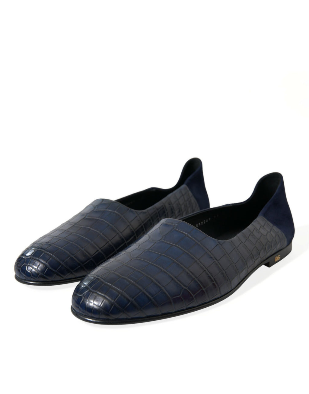 Dolce & Gabbana Blue Slip On Loafers for Men detail view