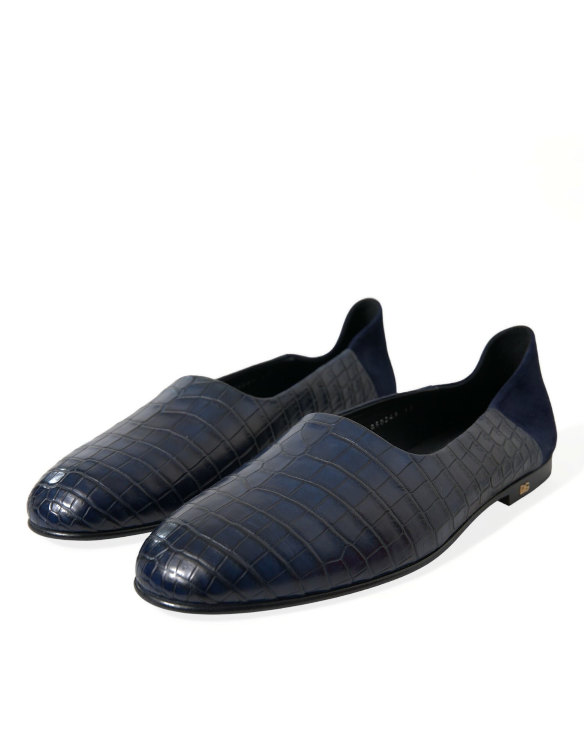 Dolce & Gabbana Blue Slip On Loafers for Men detail view