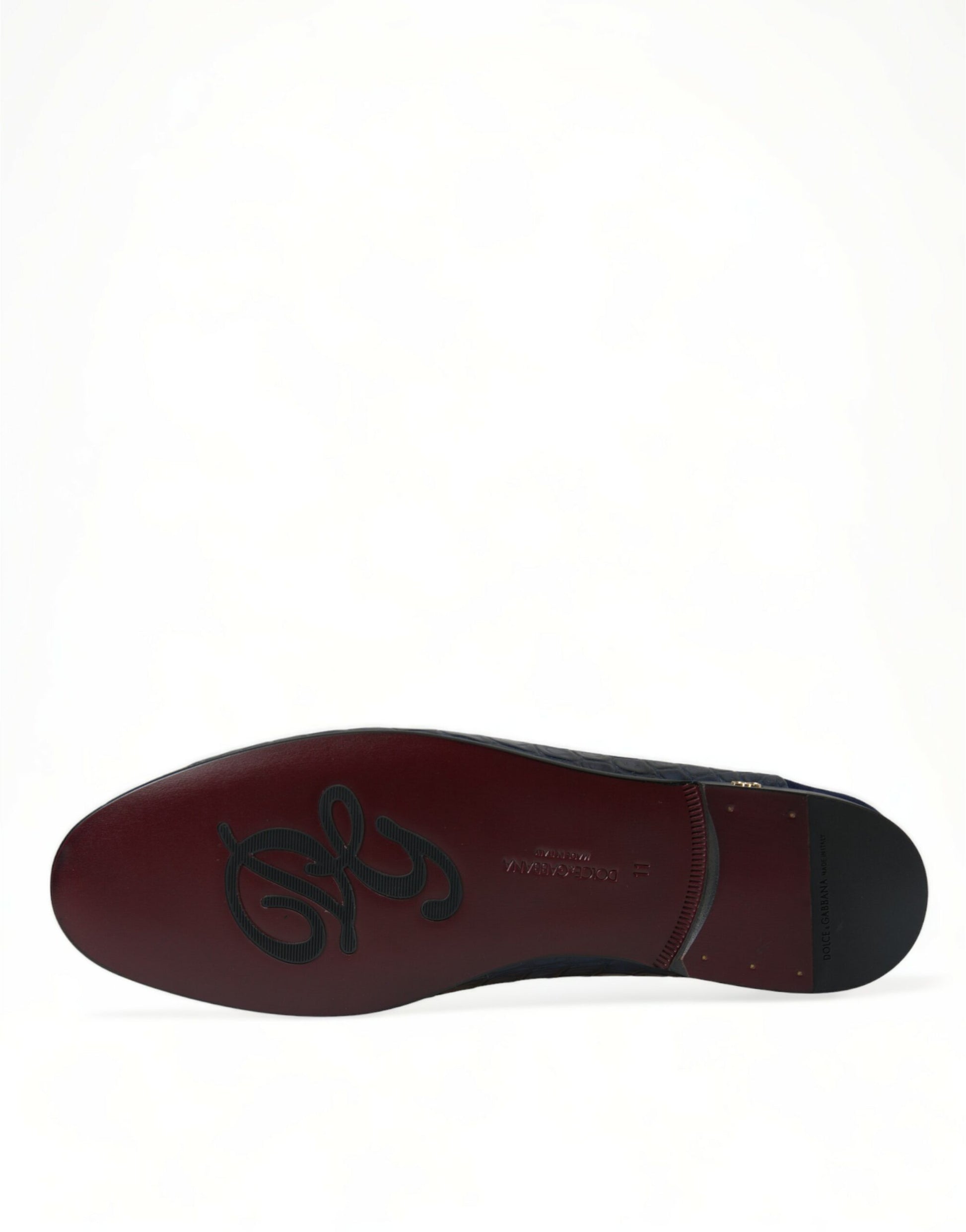Dolce & Gabbana Blue Slip On Loafers for Men additional view