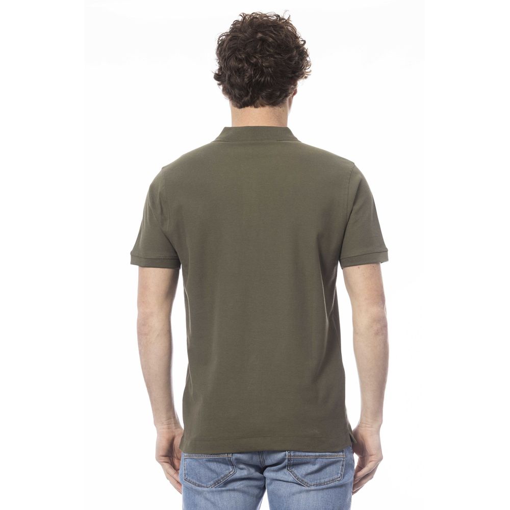 Invicta Green Polo Shirt for Men detail view