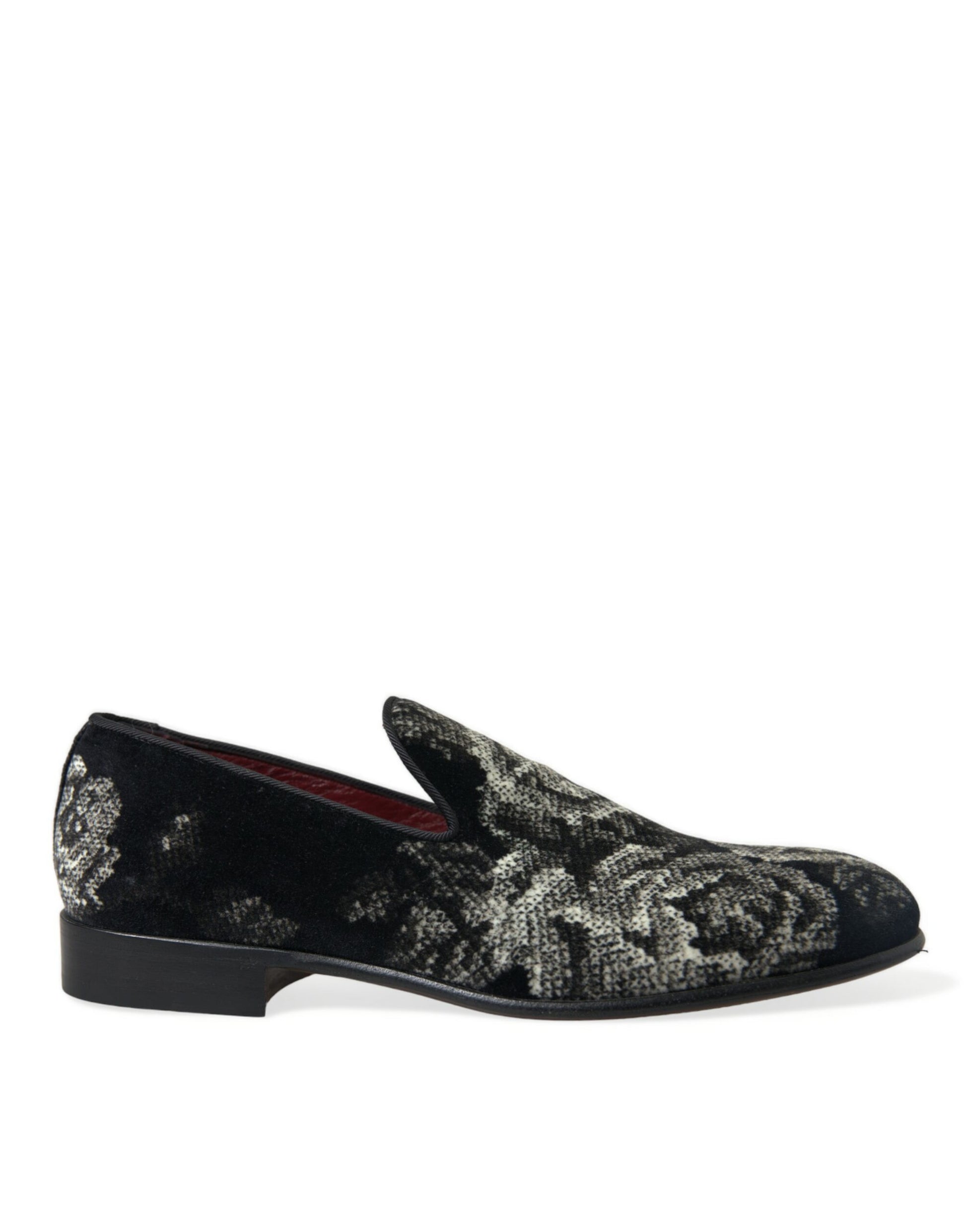Dolce & Gabbana Black Slip On Loafers for Men