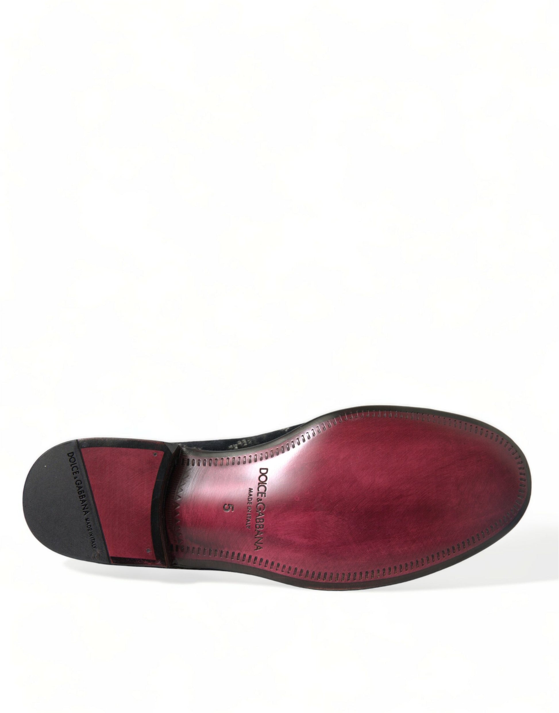 Dolce & Gabbana Black Slip On Loafers for Men additional view