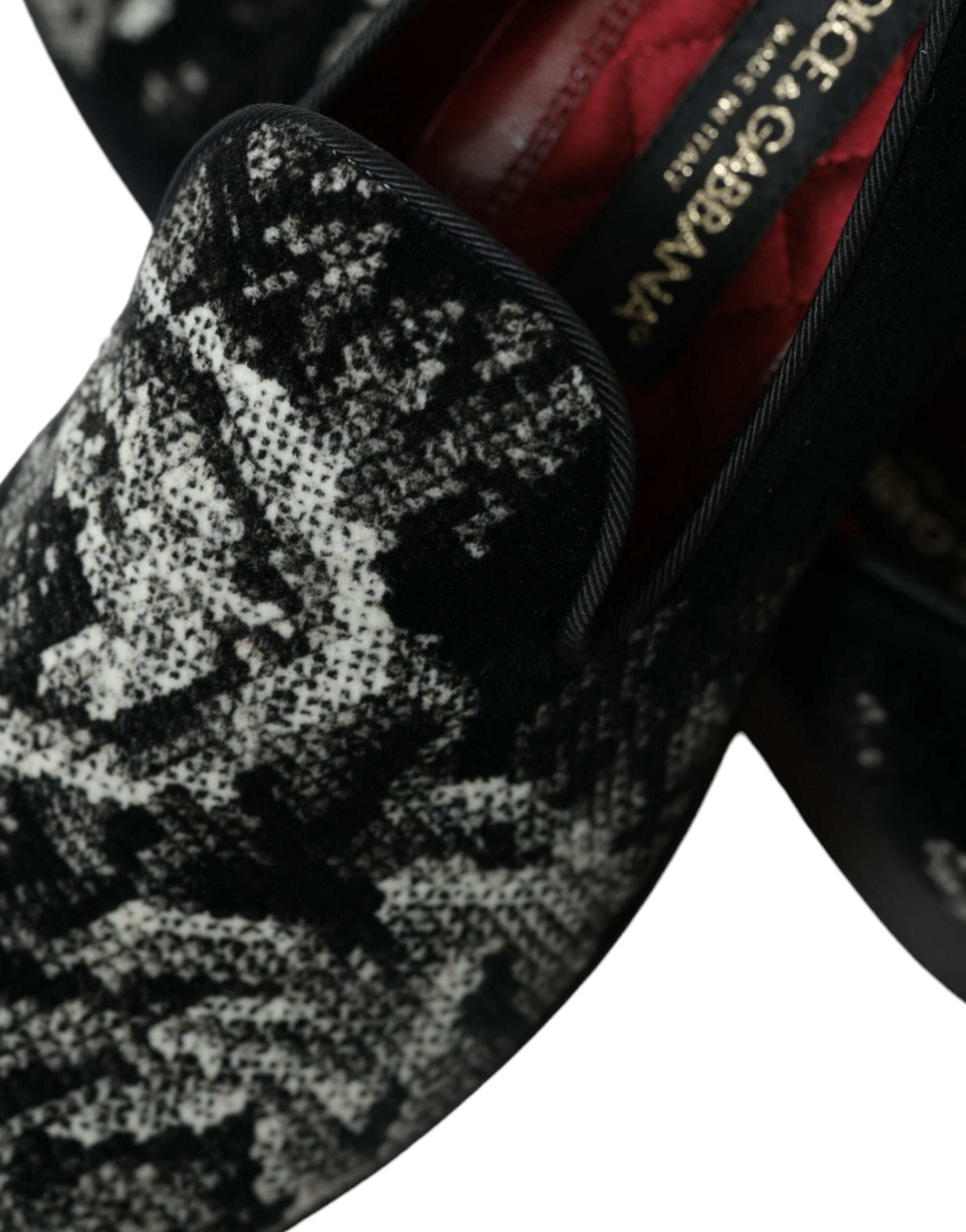 Dolce & Gabbana Black Slip On Loafers for Men additional view