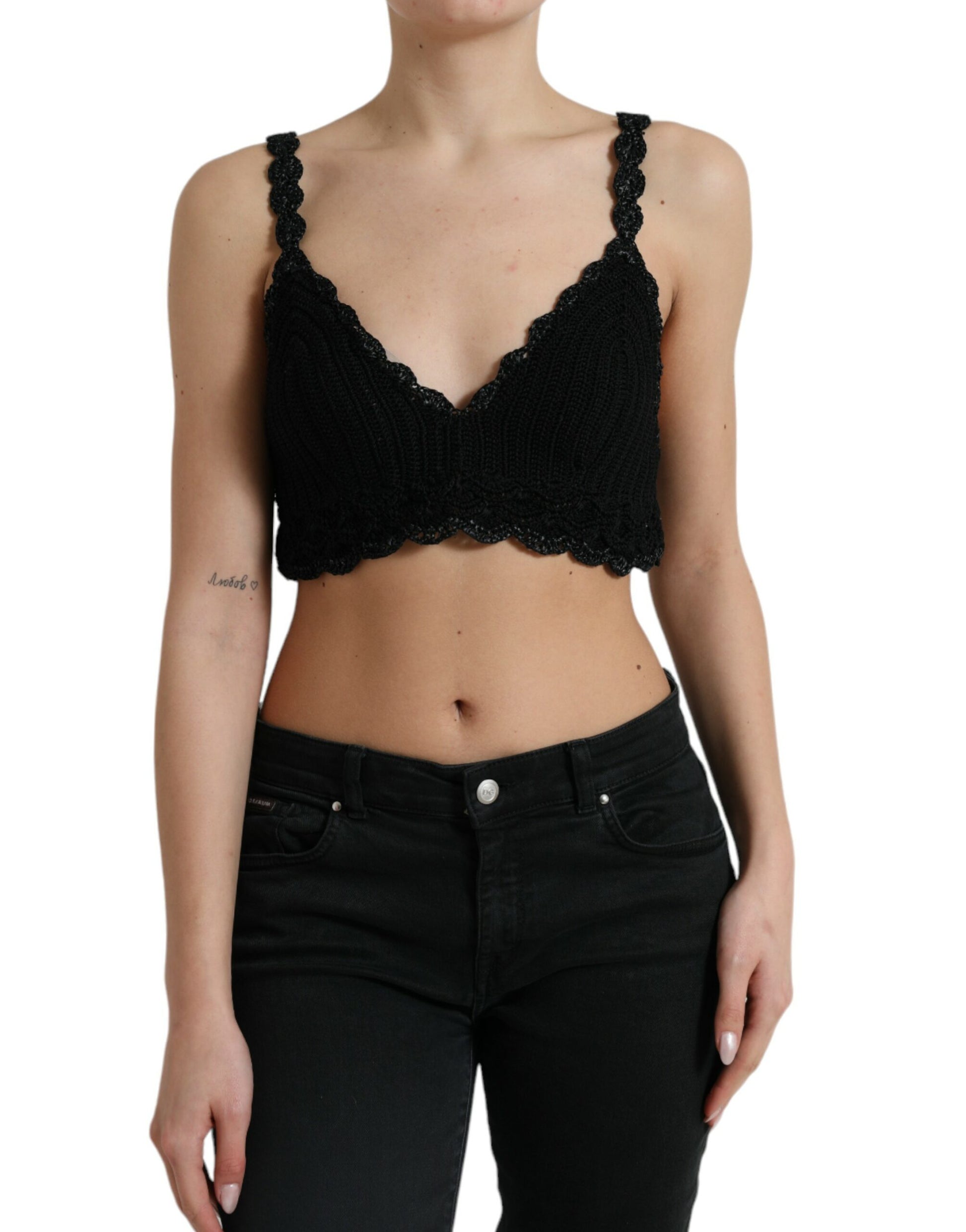 Dolce & Gabbana Black Tank Tops T for Women