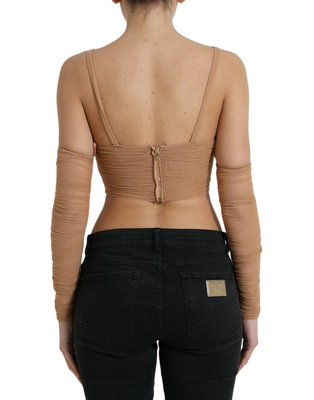 Dolce & Gabbana Brown Long Sleeve T-Shirt for Women detail view