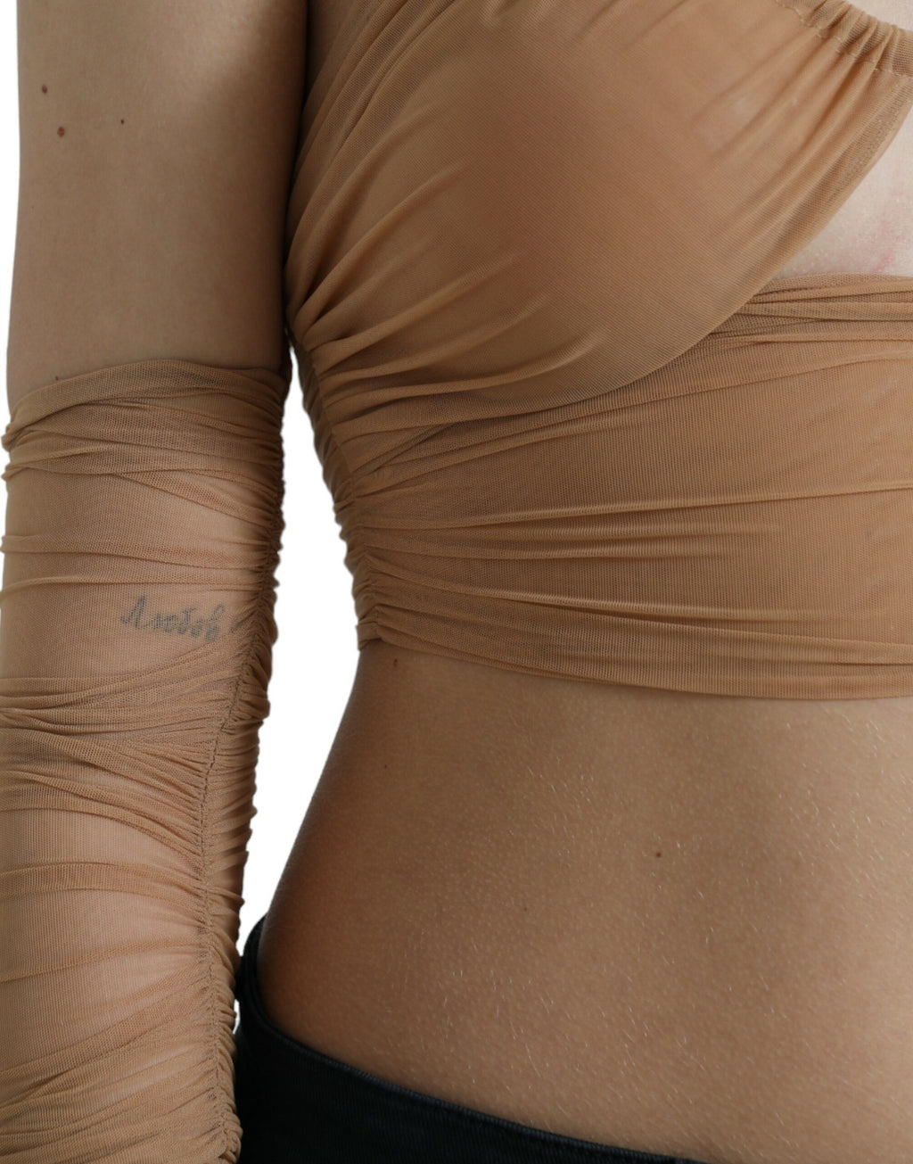 Dolce & Gabbana Brown Long Sleeve T-Shirt for Women additional view
