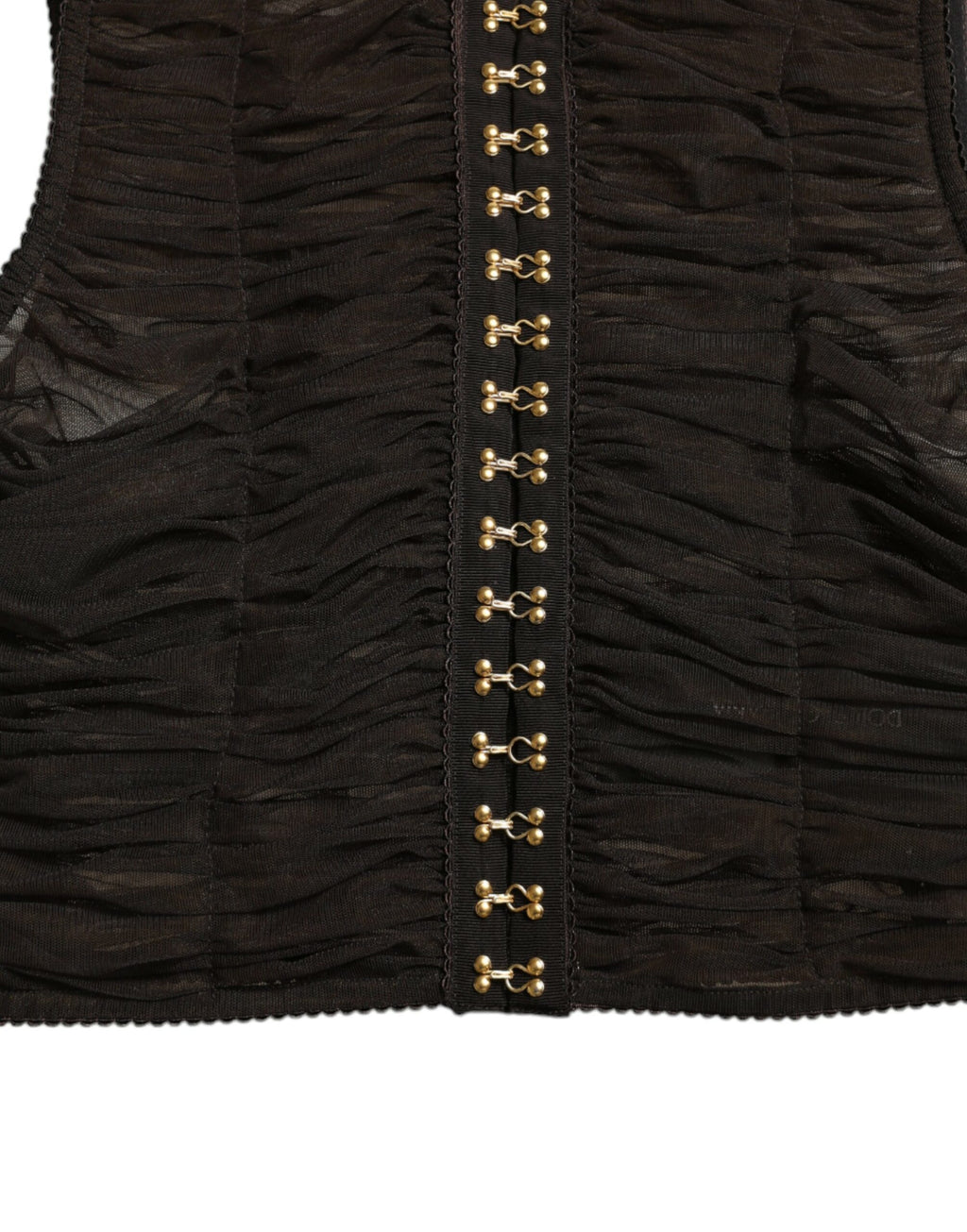 Dolce & Gabbana Brown Sleeveless T-Shirt for Women additional view