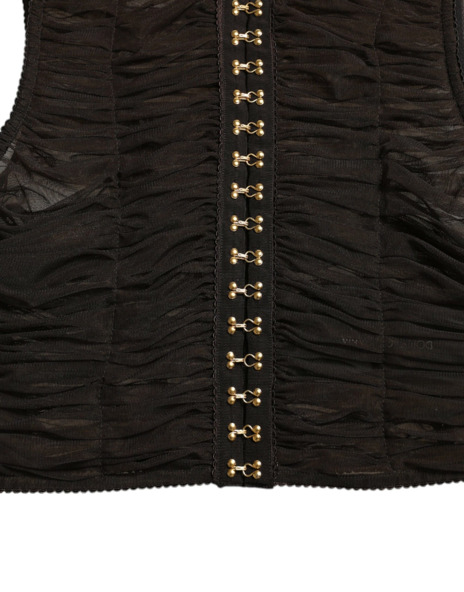 Dolce & Gabbana Brown Sleeveless T-Shirt for Women additional view