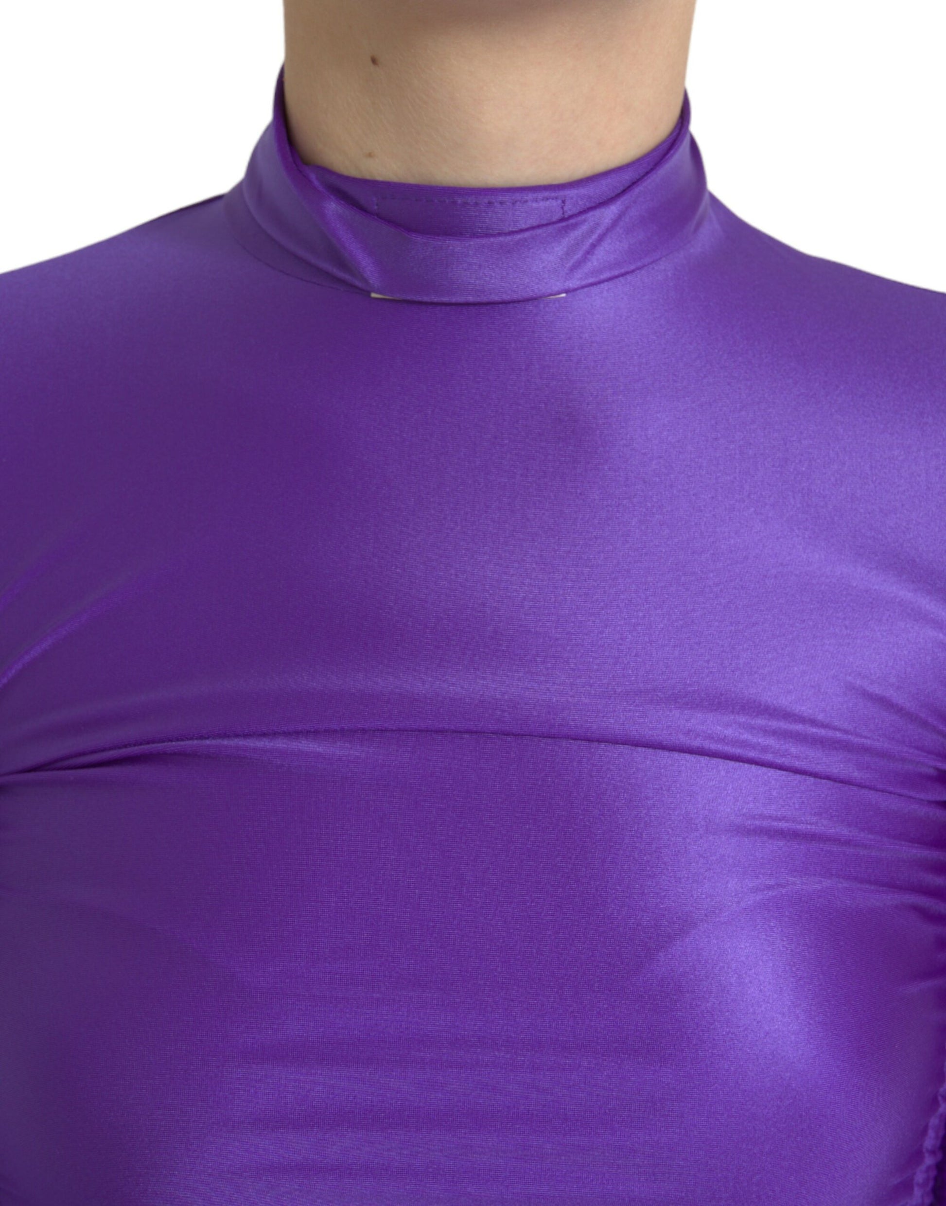 Dolce & Gabbana Purple Long Sleeve T-Shirt for Women additional view