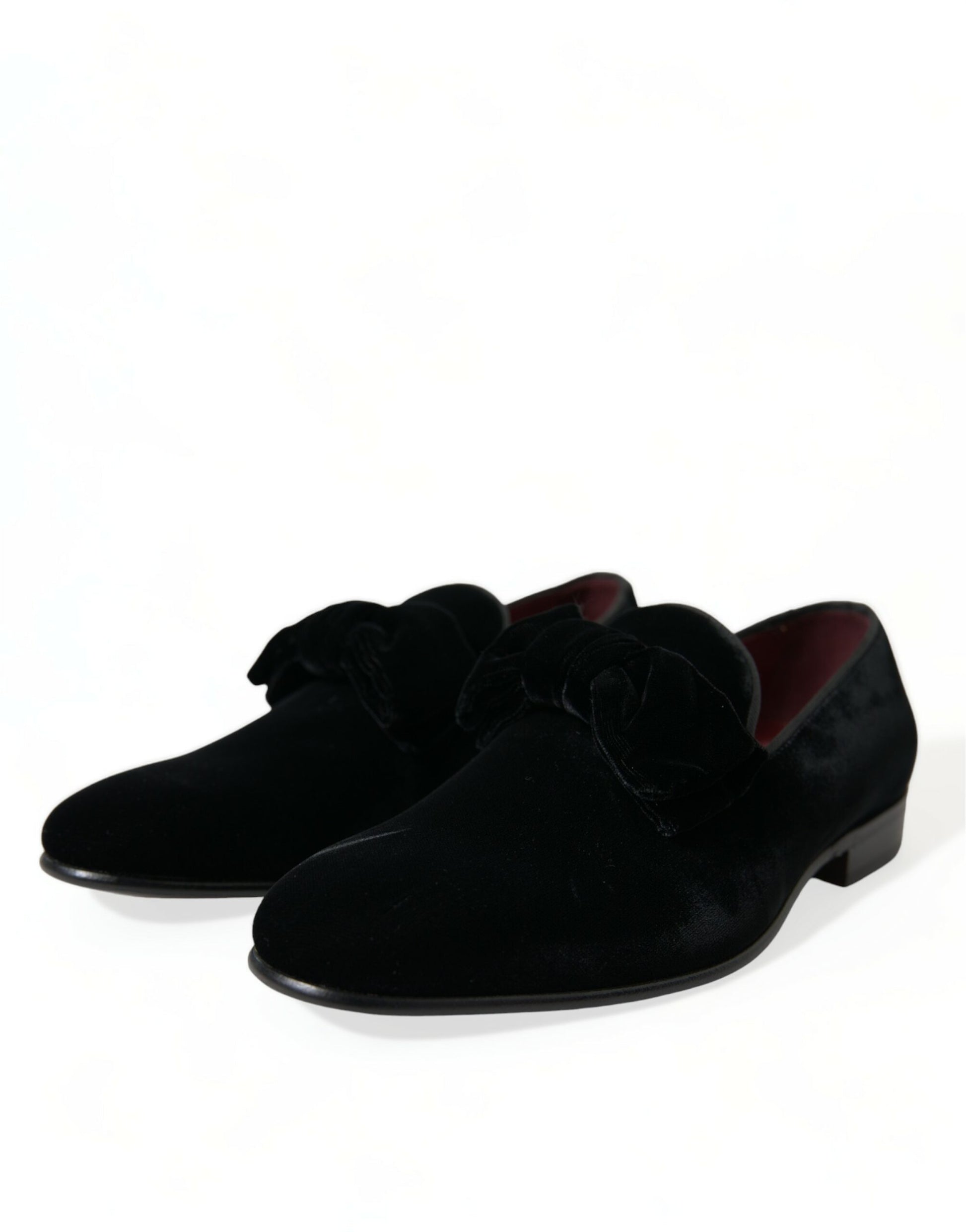 Dolce & Gabbana Black Slip On Loafers for Men detail view
