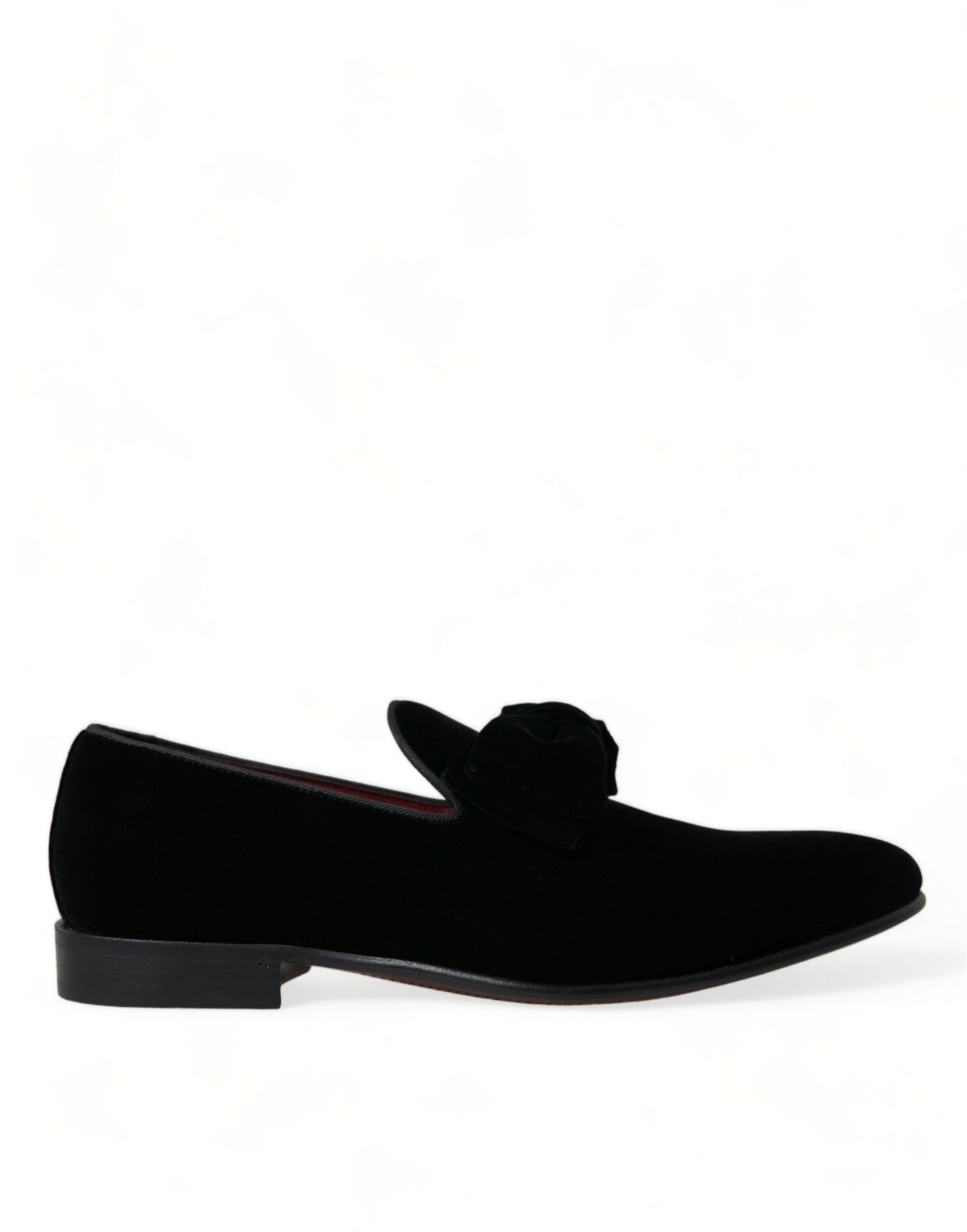 Dolce & Gabbana Black Slip On Loafers for Men