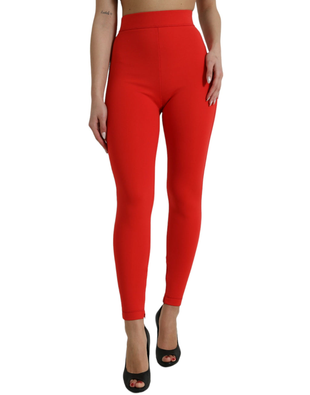 Dolce & Gabbana Red Leggings for Women