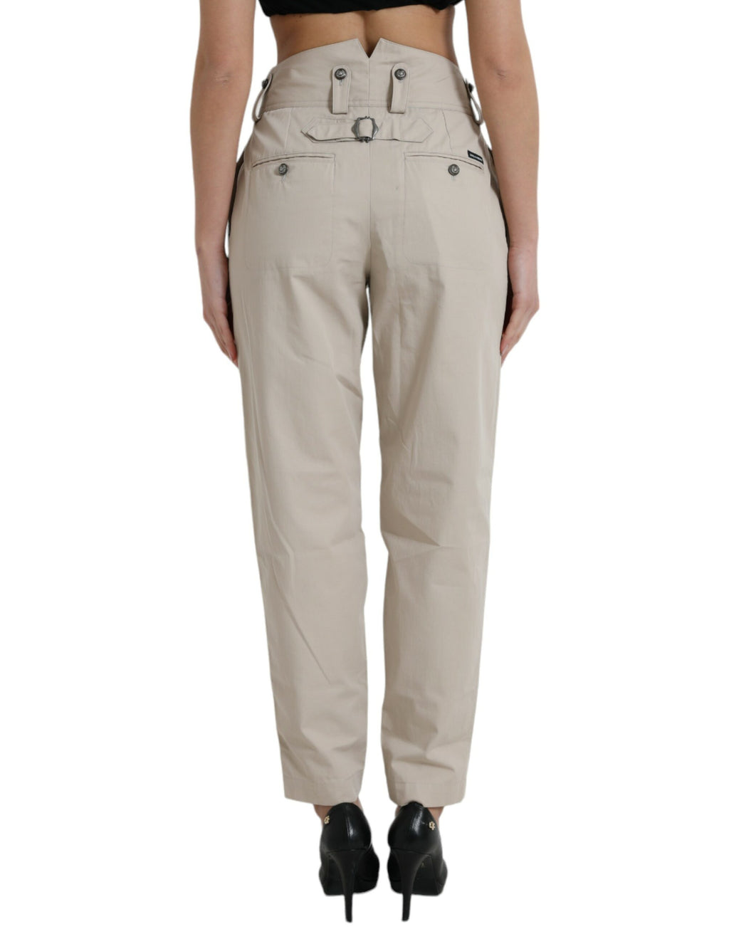 Dolce & Gabbana Beige Casual Pants for Women detail view