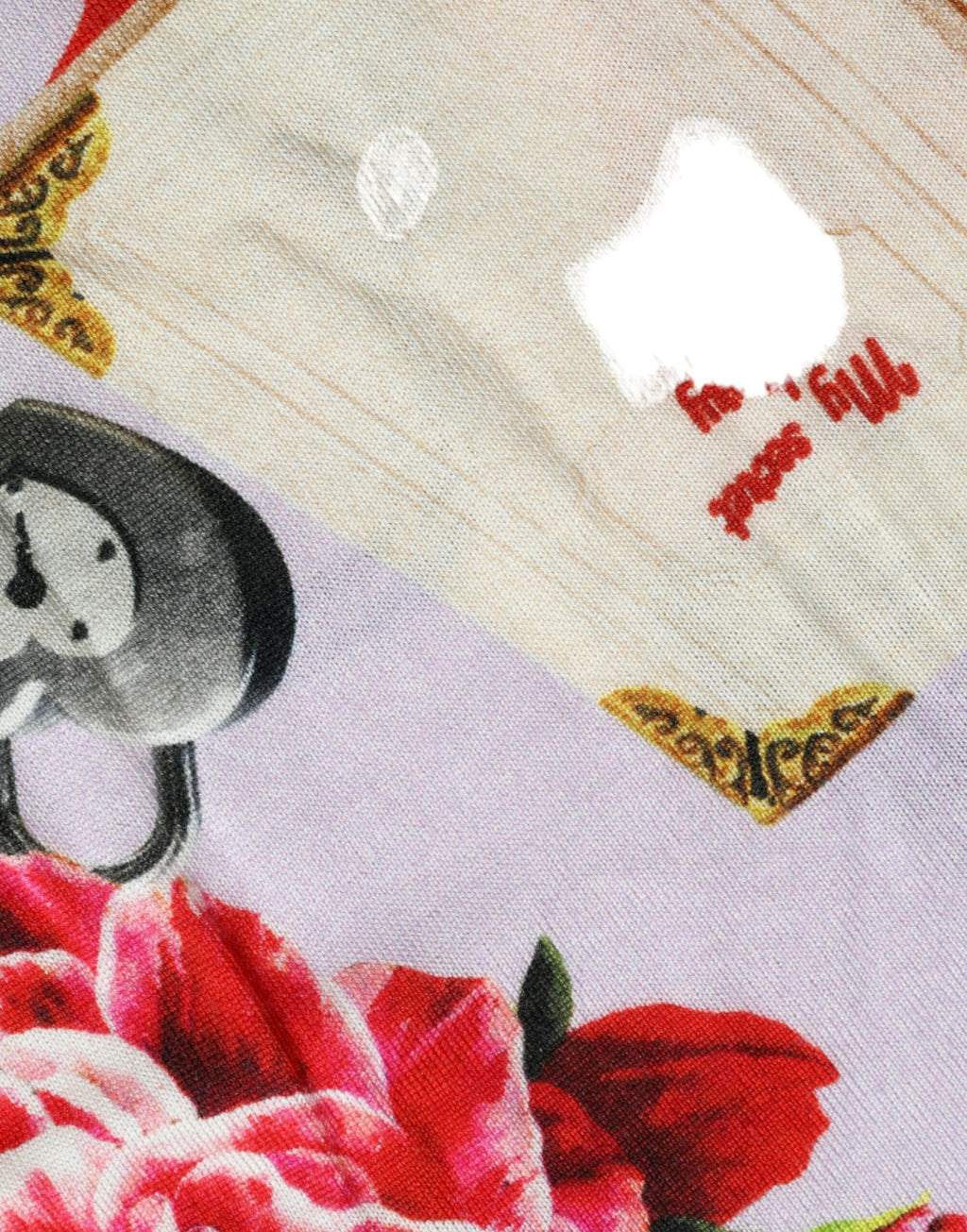 Débardeur papillon Dolce & Gabbana multicolore fleuri à cadenas
