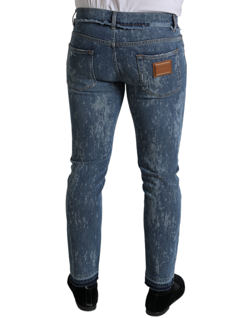 Dolce & Gabbana Blue Skinny Jeans for Men alternate view