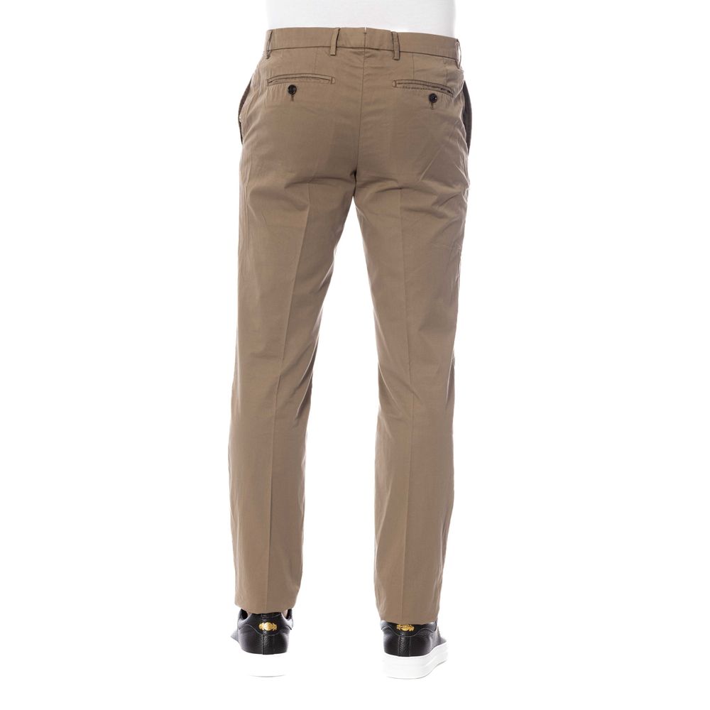 Trussardi Brown Casual Pants for Men detail view