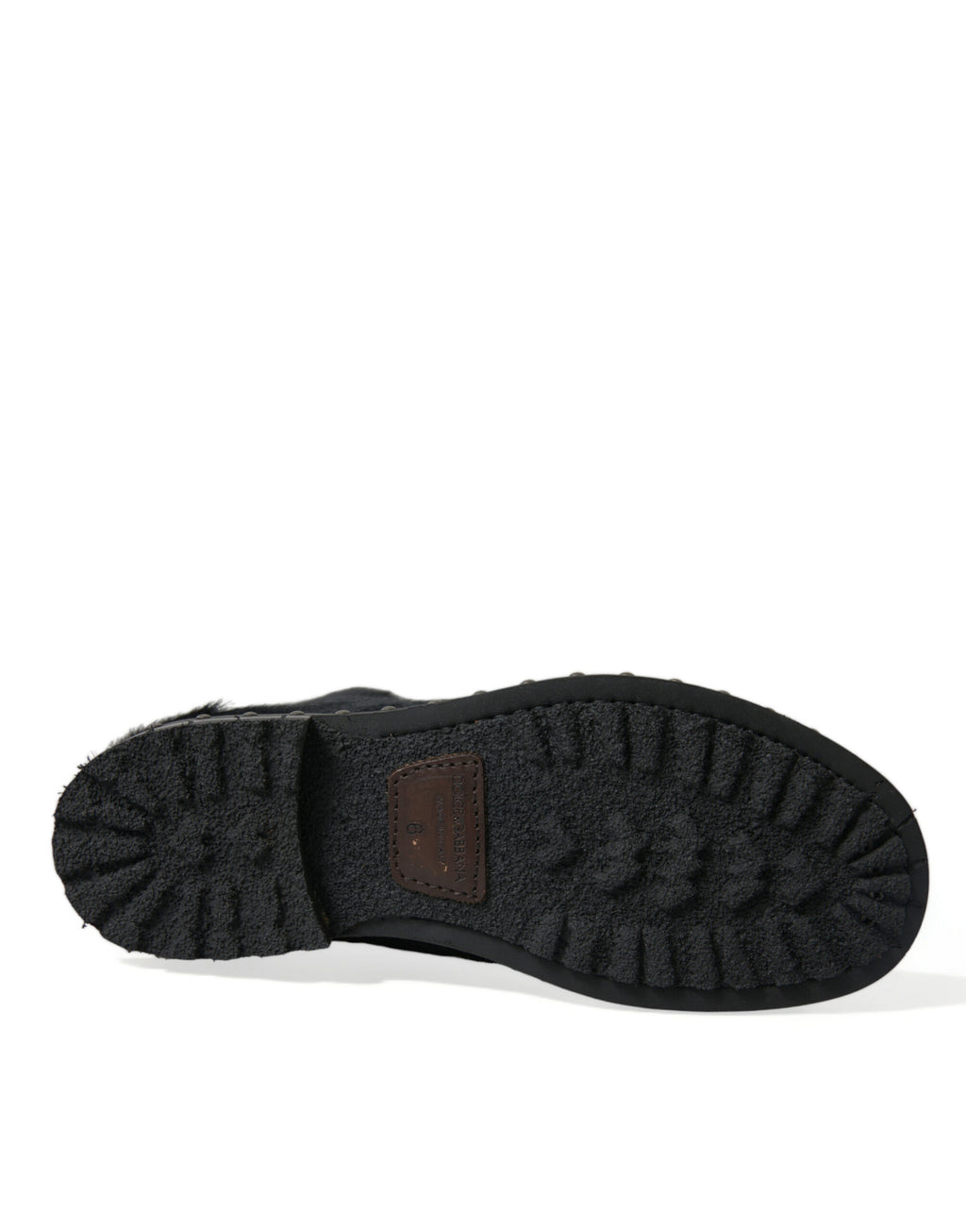 Dolce & Gabbana Black Lace Up Boots for Men additional view