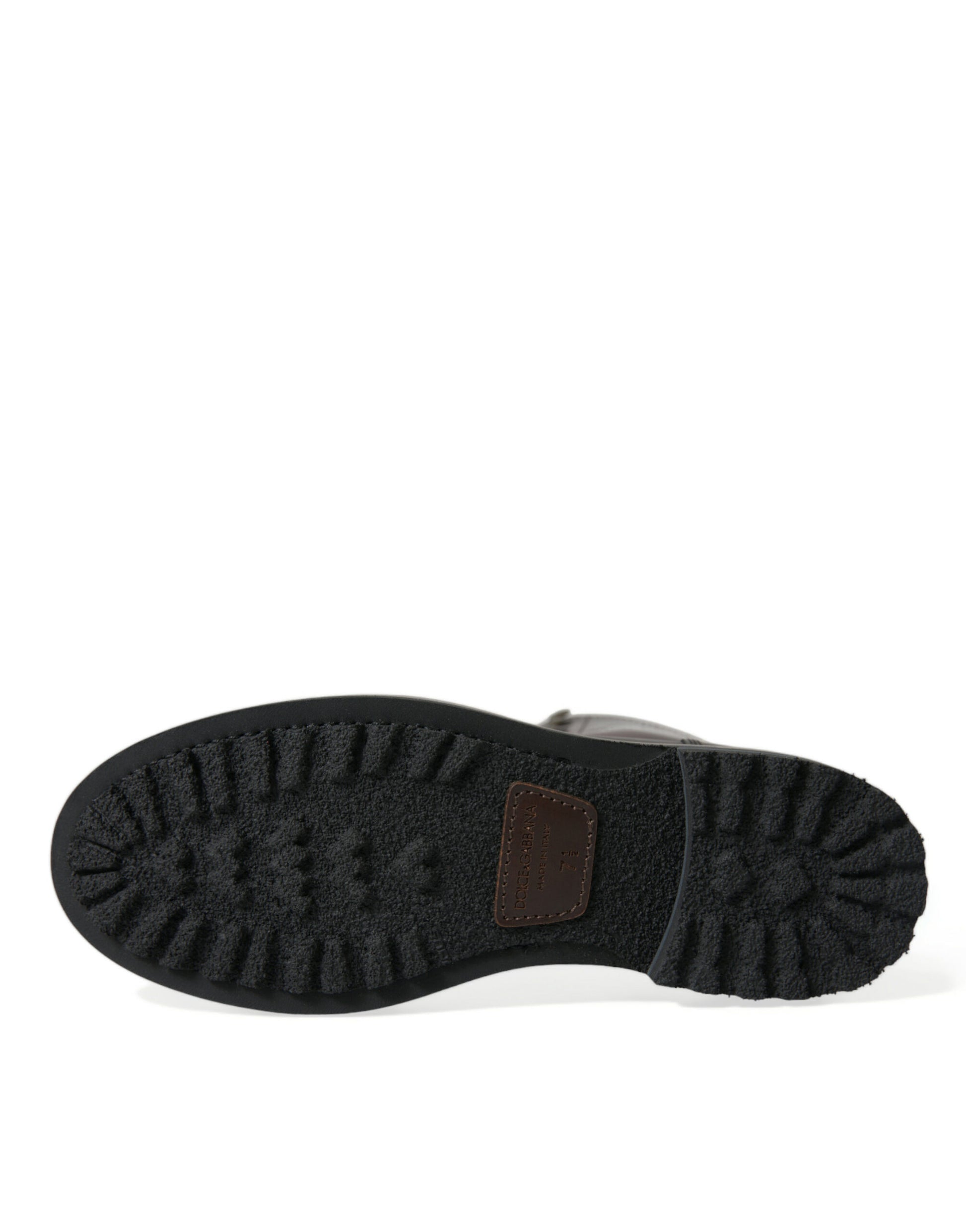 Dolce & Gabbana Black Lace Up Boots for Men additional view