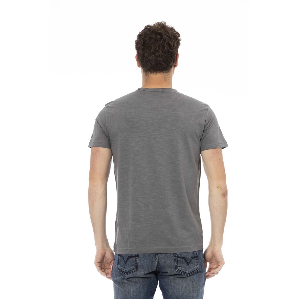Trussardi Action Grey T-Shirt for Men detail view