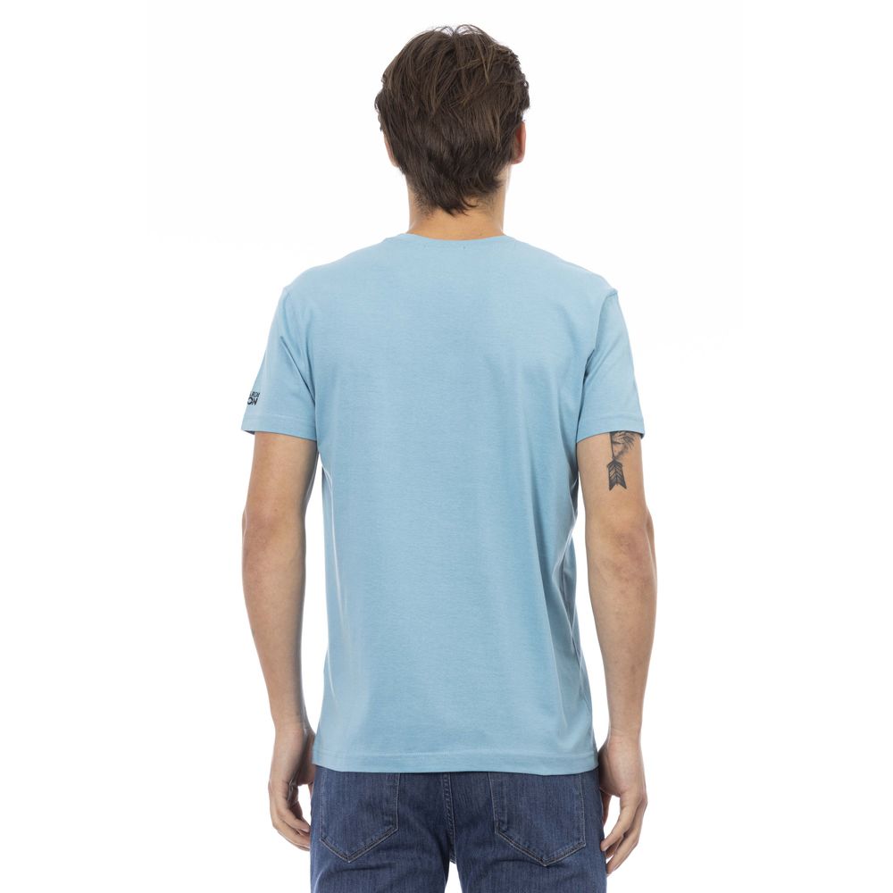 Trussardi Action Blue T-Shirt for Men detail view