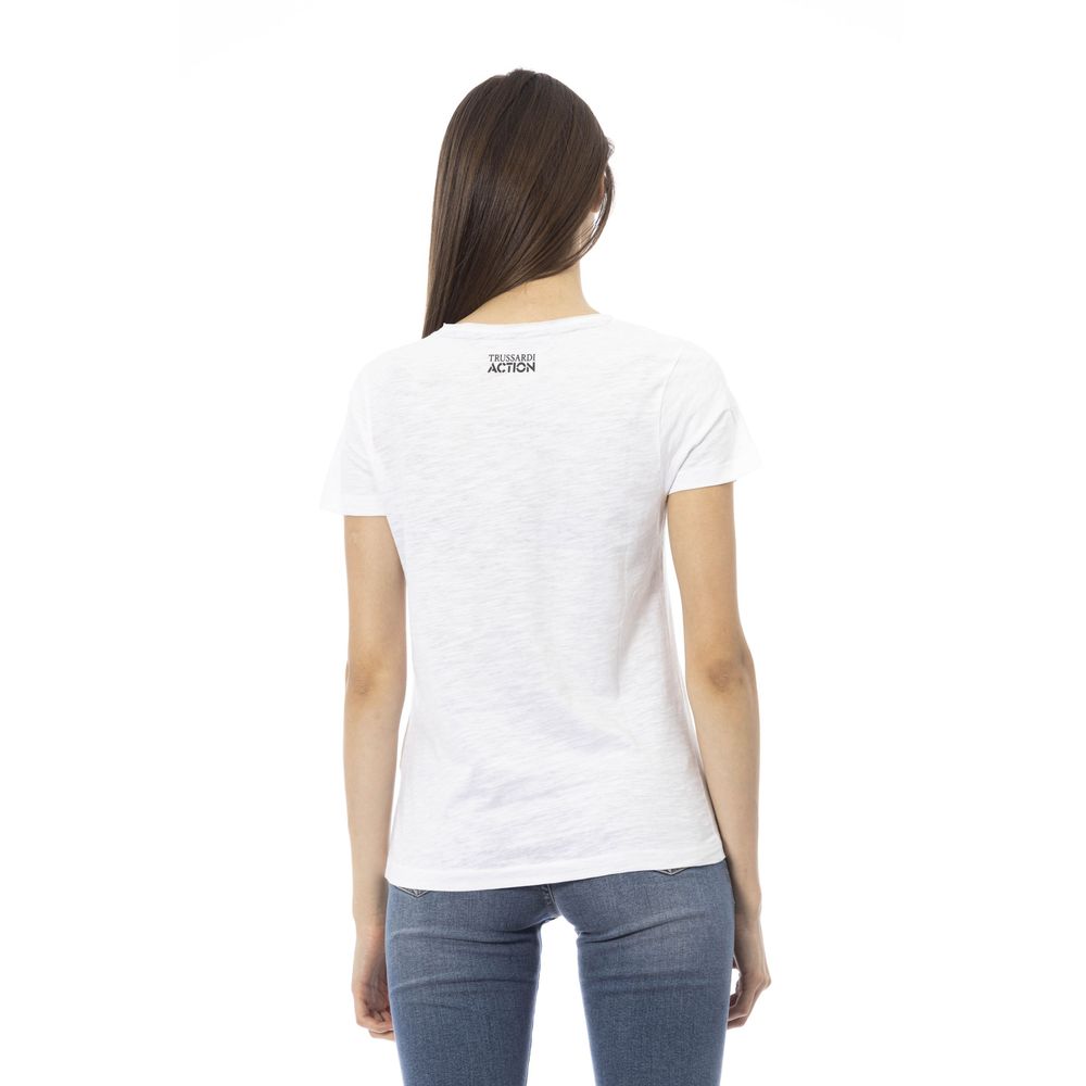Trussardi Action White T-Shirt for Women detail view