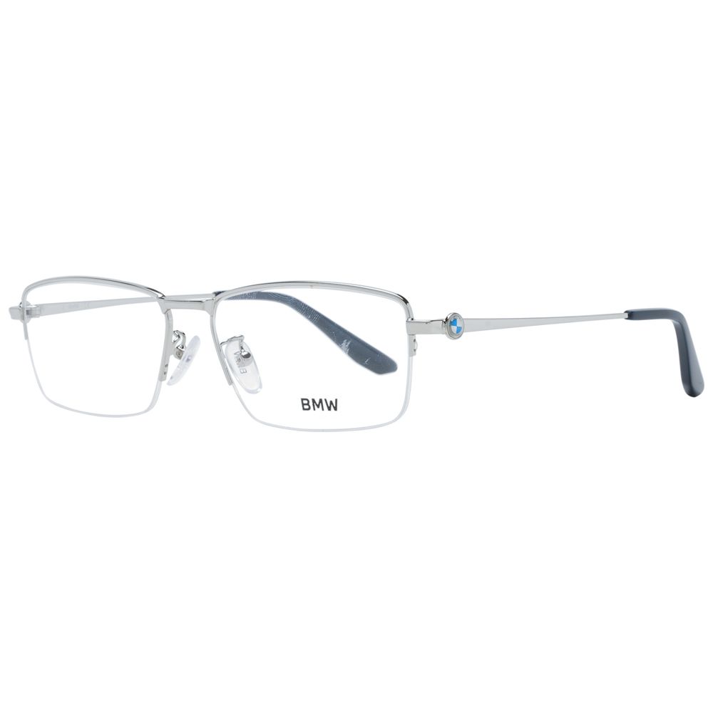 BMW Silver Glasses Frames for Men