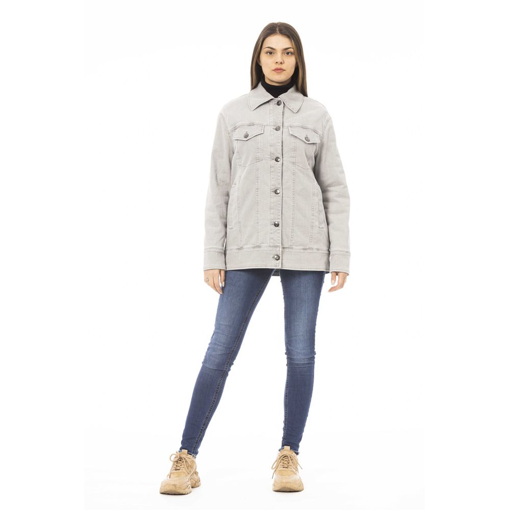 Jacob Cohen Grey Denim Jackets for Women