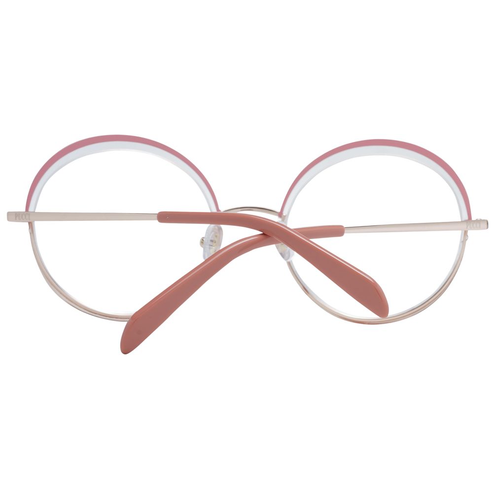 Emilio Pucci Pink Glasses Frames for Women detail view