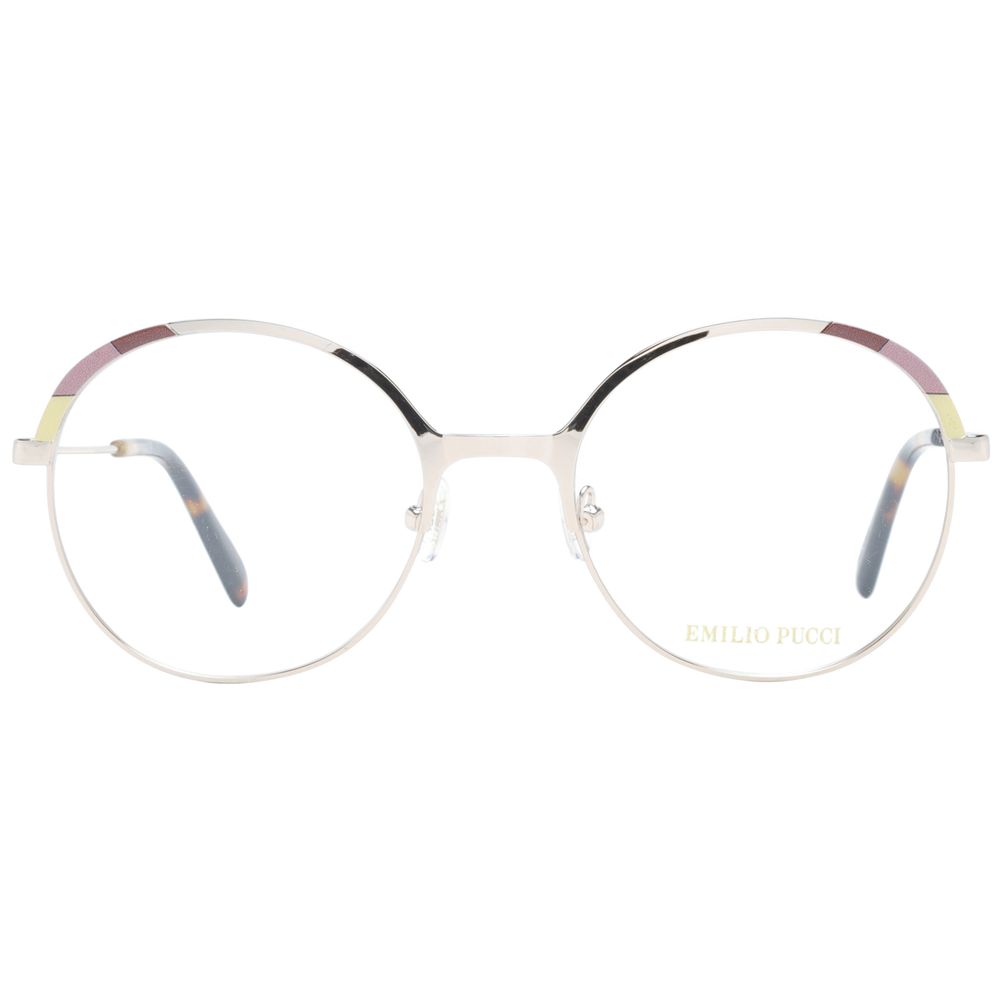 Emilio Pucci Gold Glasses Frames for Women alternate view