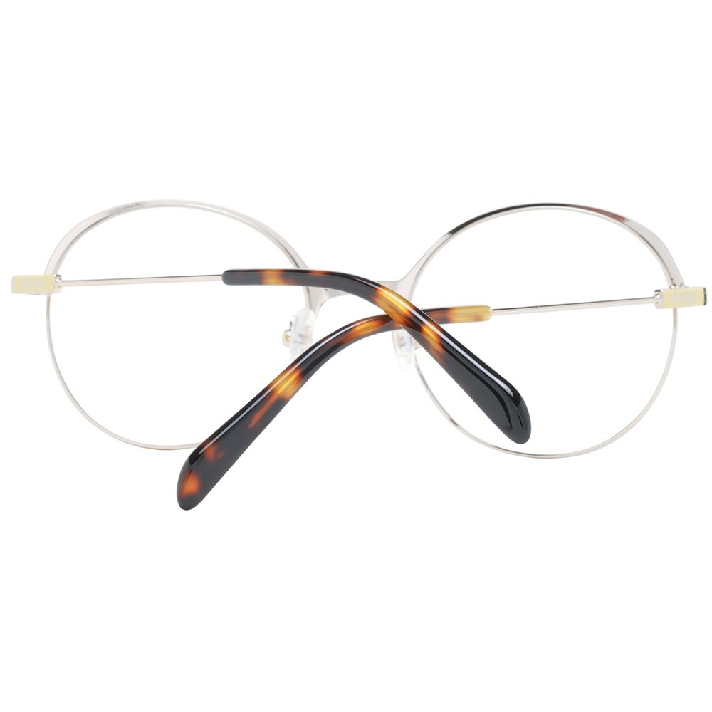 Emilio Pucci Gold Glasses Frames for Women detail view