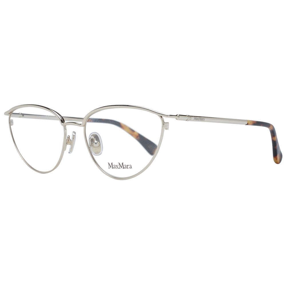 Max Mara Gold Glasses Frames for Women