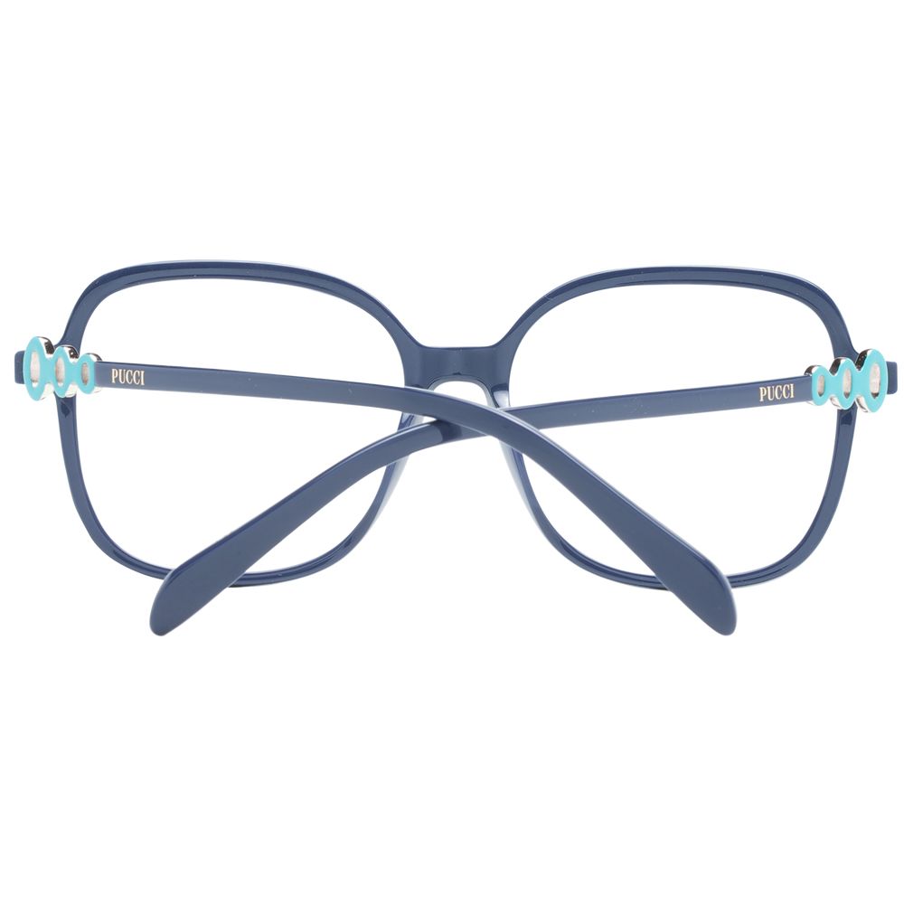 Emilio Pucci Blue Glasses Frames for Women detail view