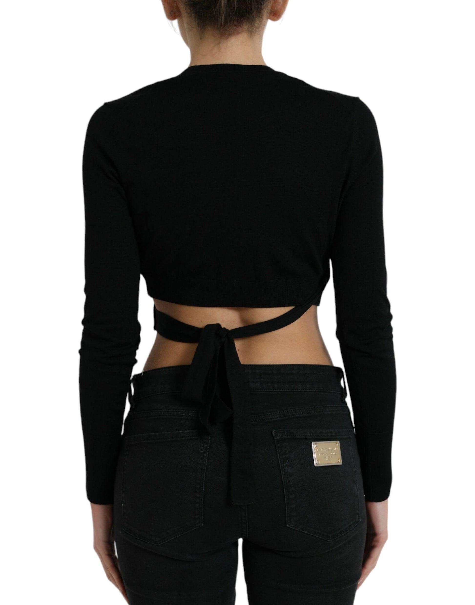 Dolce & Gabbana Black Cardigan for Women detail view