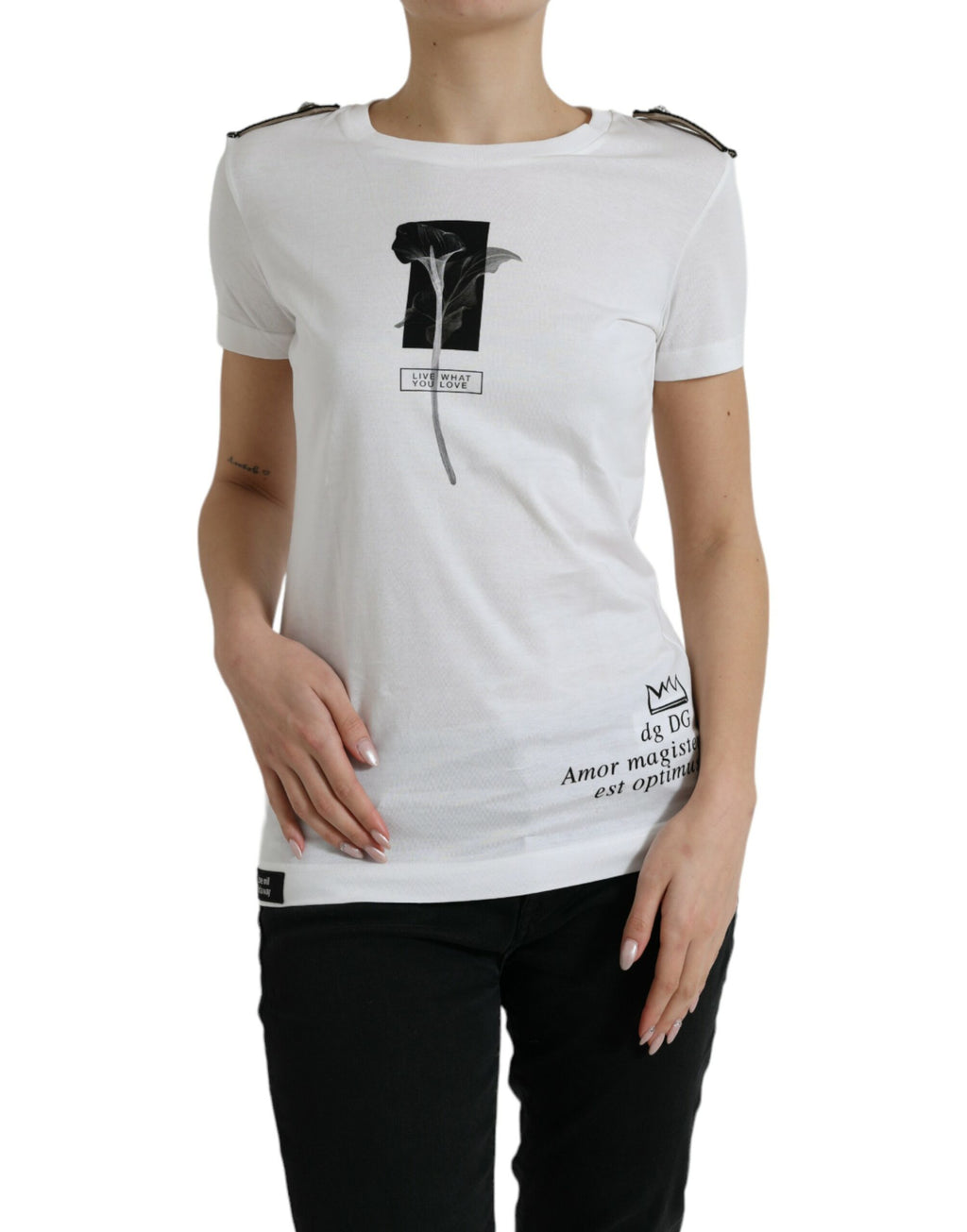 Dolce & Gabbana White T-Shirt for Women