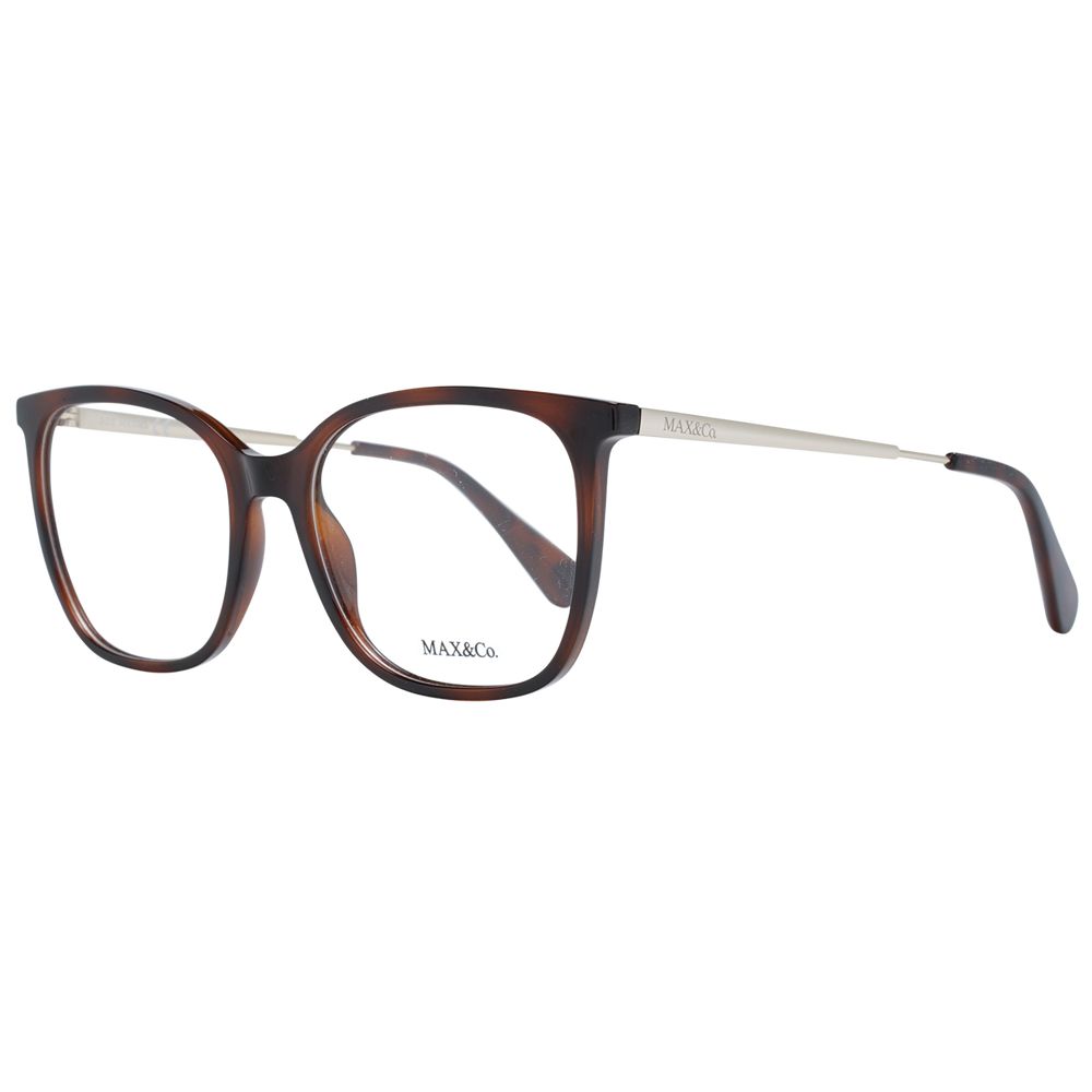 Lunettes (monture) en métal et plastique marron Max & Co