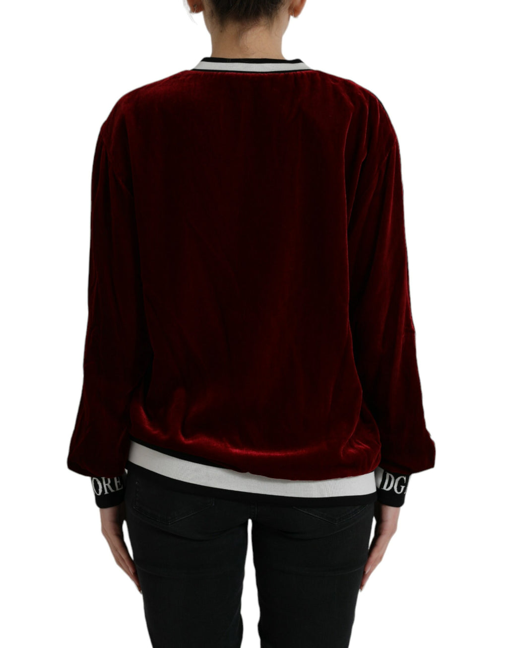Dolce & Gabbana Red Sweatshirt for Women detail view