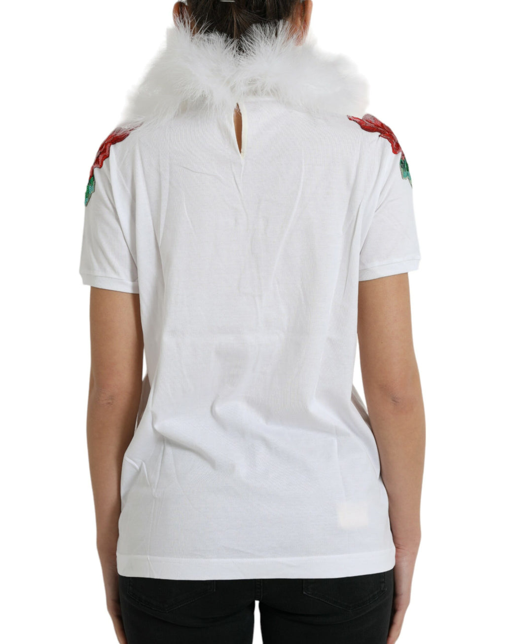 Dolce & Gabbana White T-Shirt for Women detail view