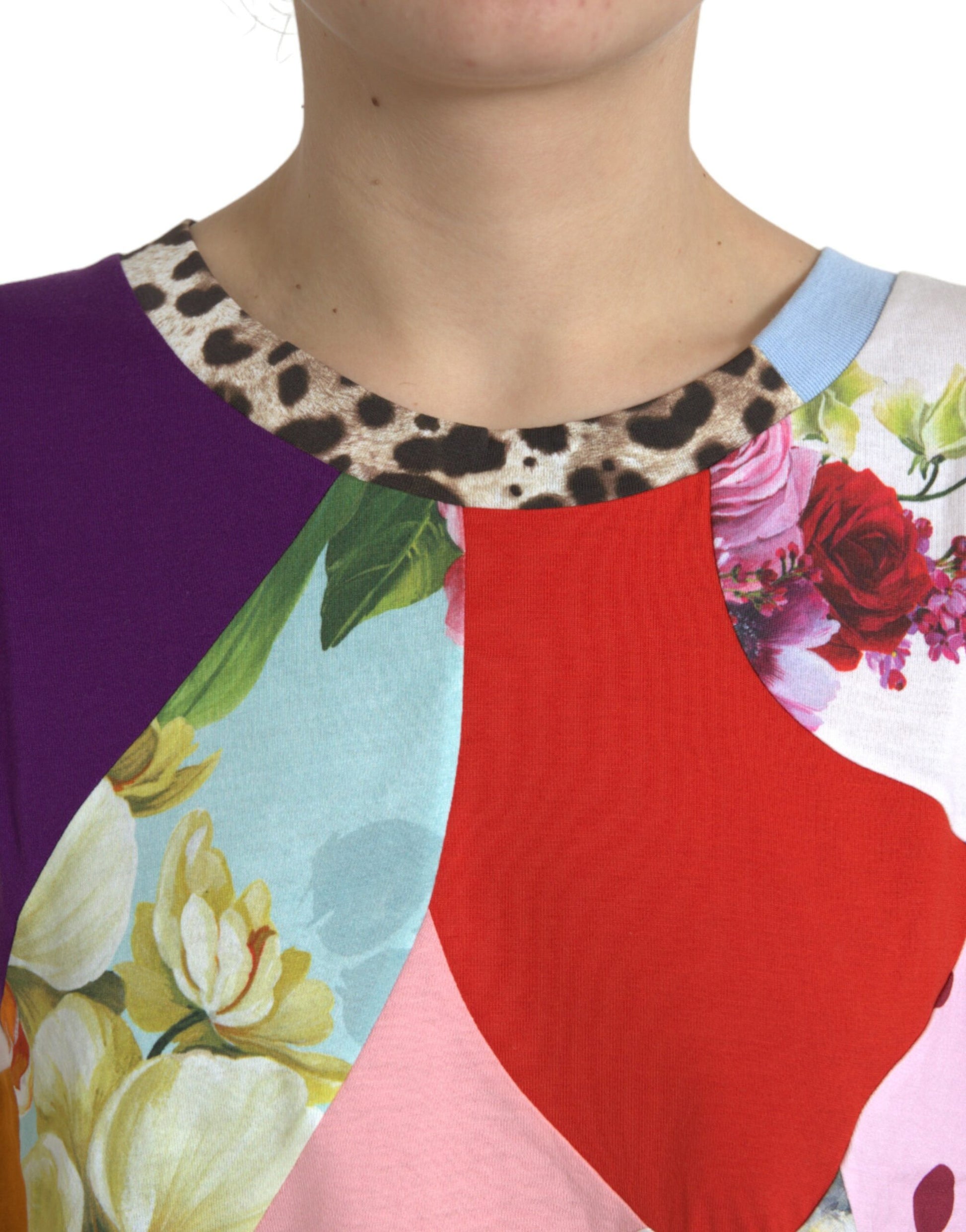 Dolce & Gabbana Multicolor T-Shirt for Women side view