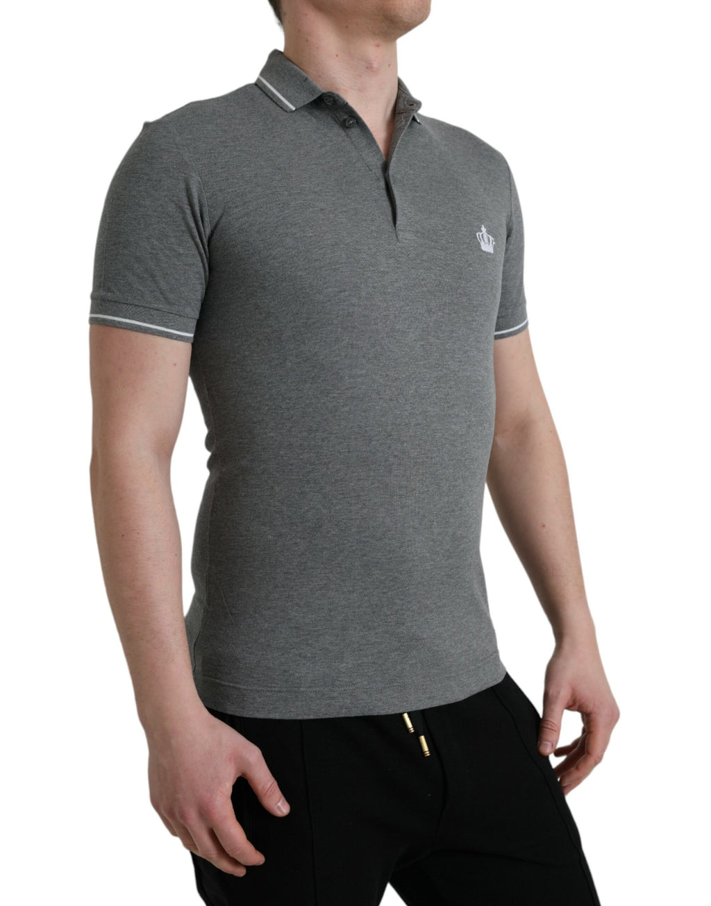 Dolce & Gabbana Grey Polo Shirt for Men alternate view