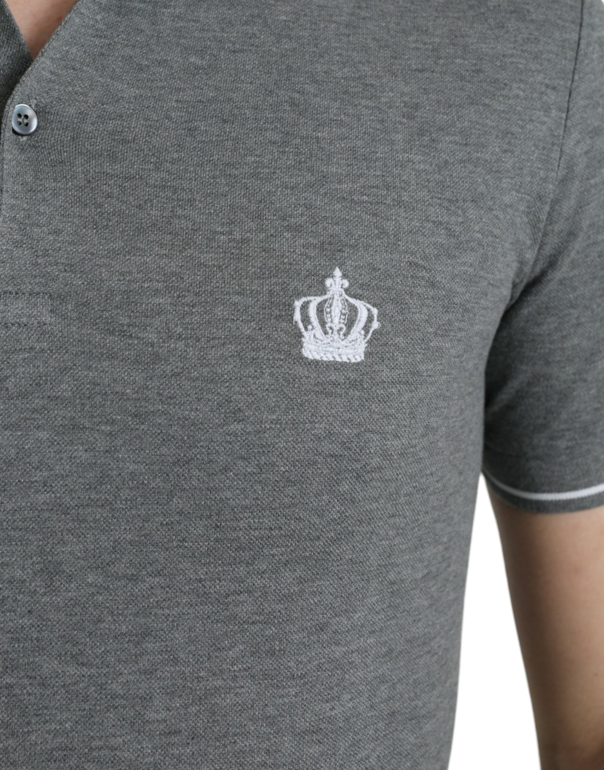 Dolce & Gabbana Grey Polo Shirt for Men additional view