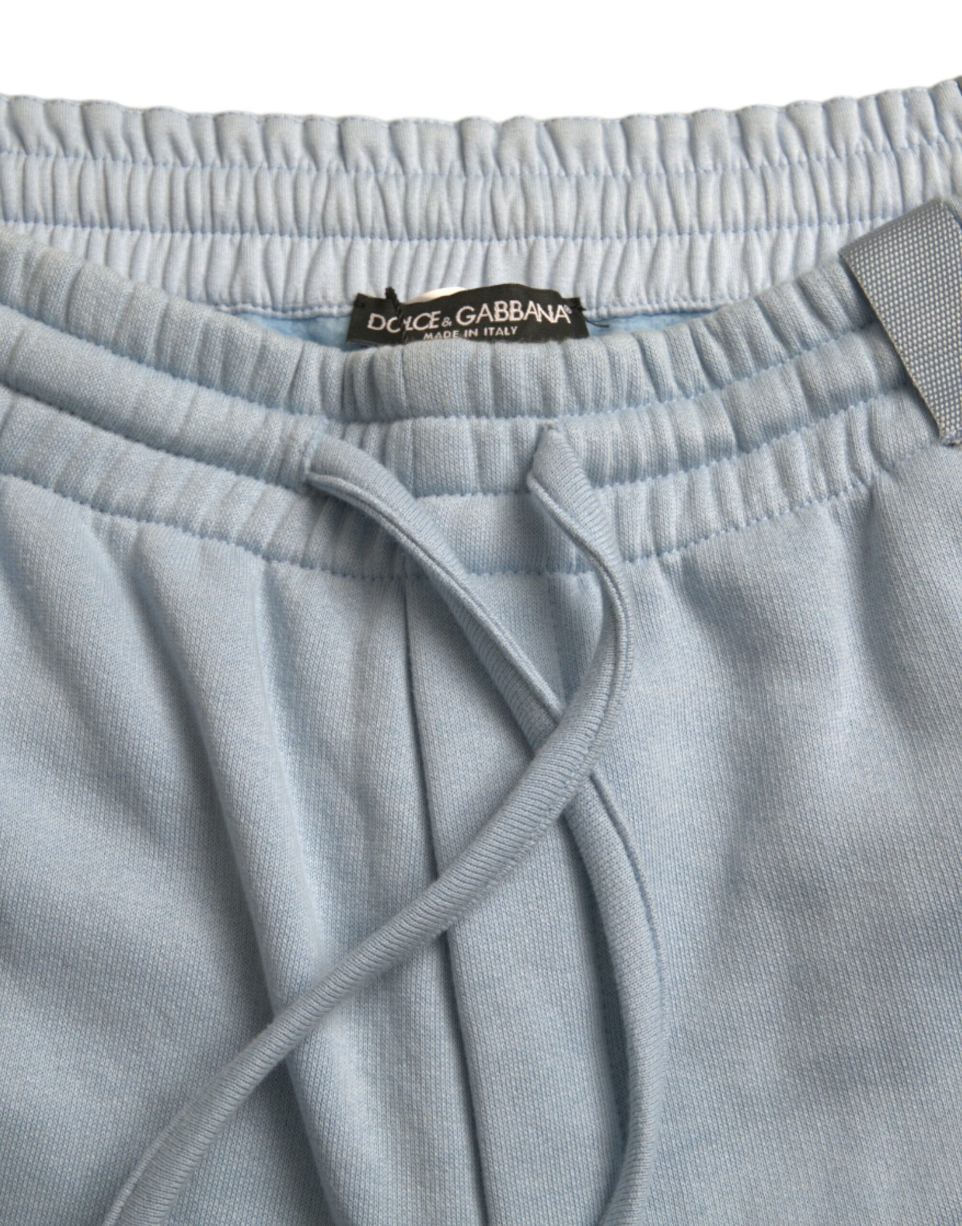 Pantalon de survêtement Dolce & Gabbana en coton bleu clair pour homme