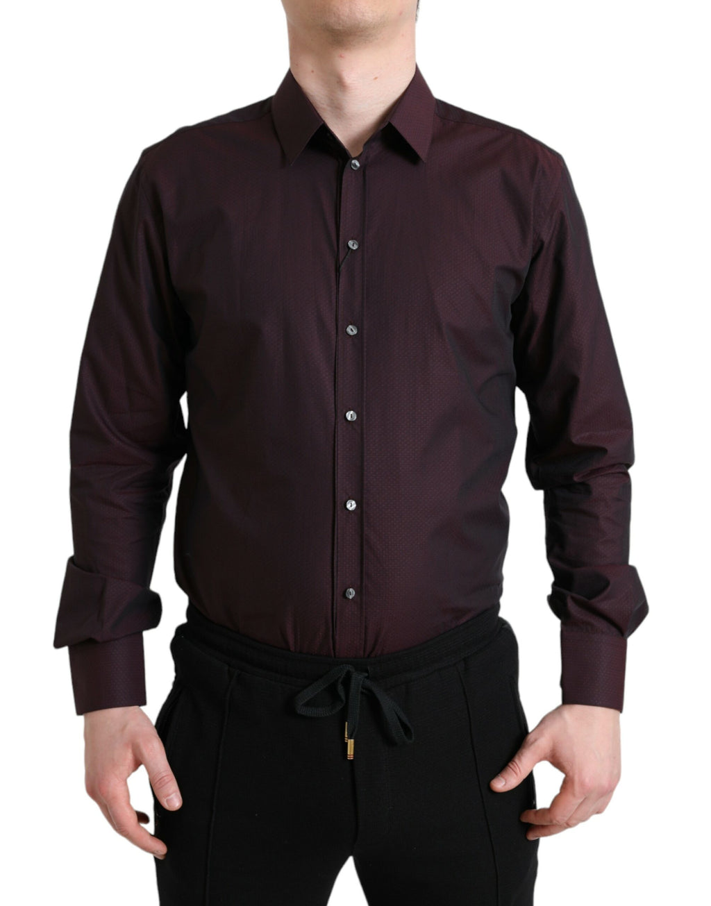 Dolce & Gabbana Red Dress Shirt for Men