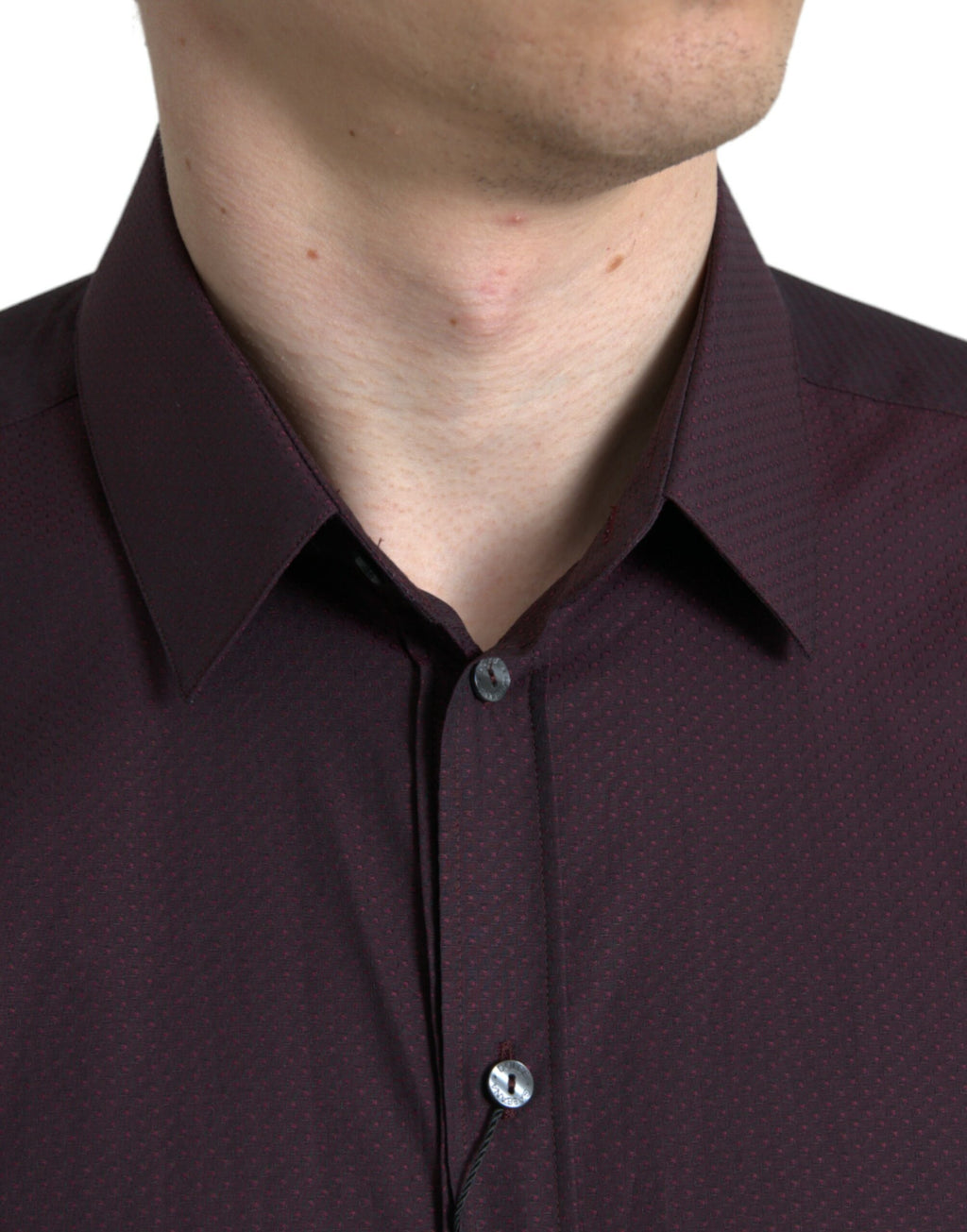 Dolce & Gabbana Red Dress Shirt for Men side view